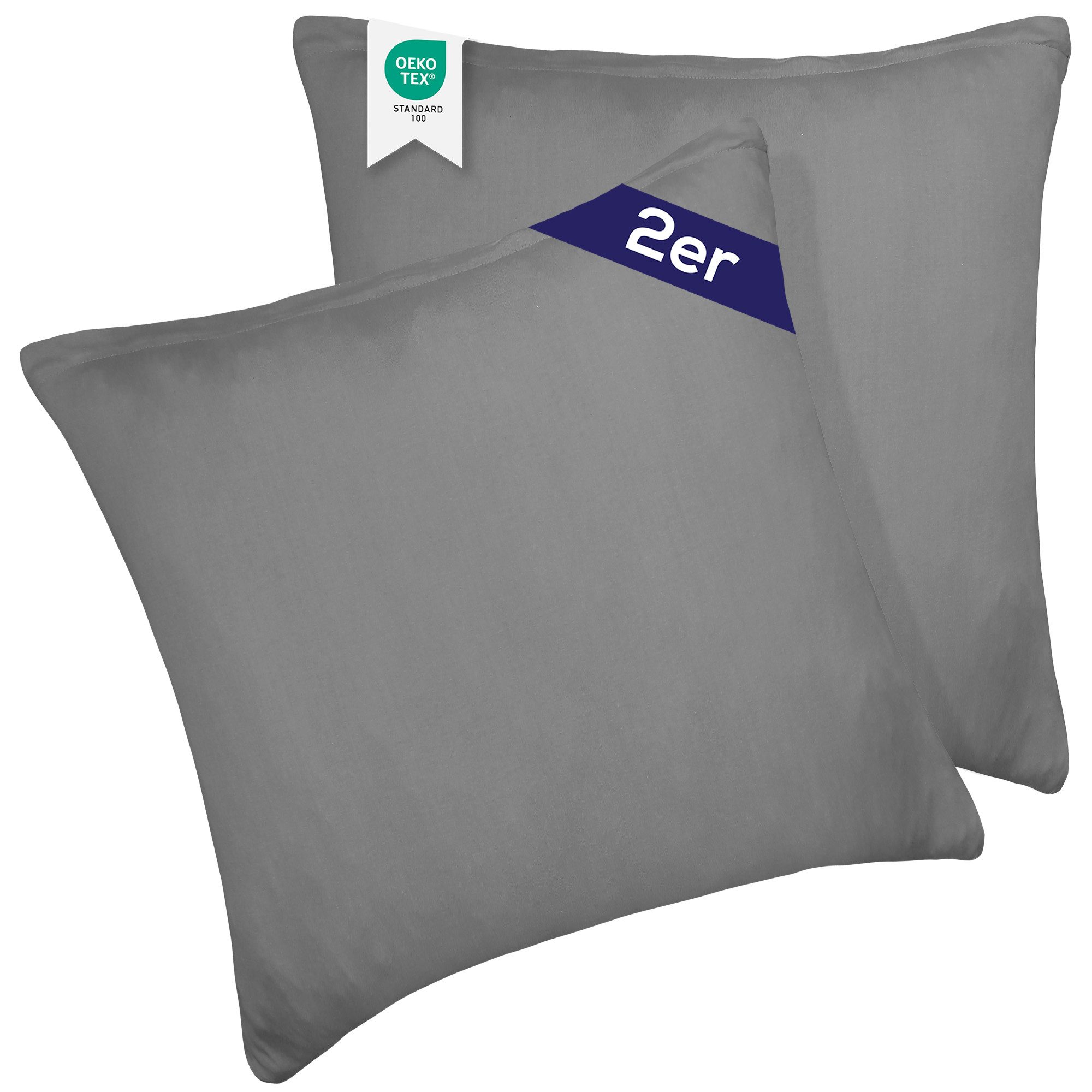 BARBONS Kissenbezug 100% Baumwolle Kissenbezug, weiche Kopfkissenbezug, Kis günstig online kaufen