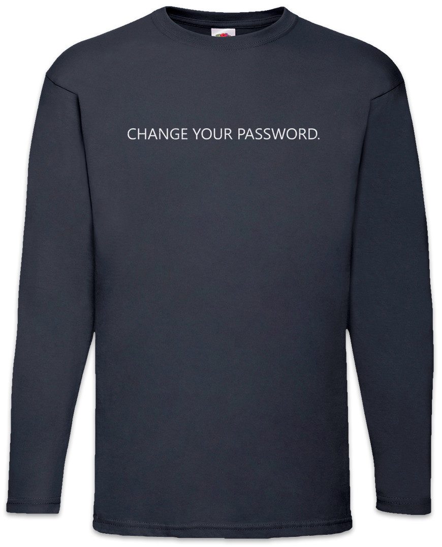 Langarmshirt Change Your Password Langarm T-Shirt Work On Your Problem Informatiker