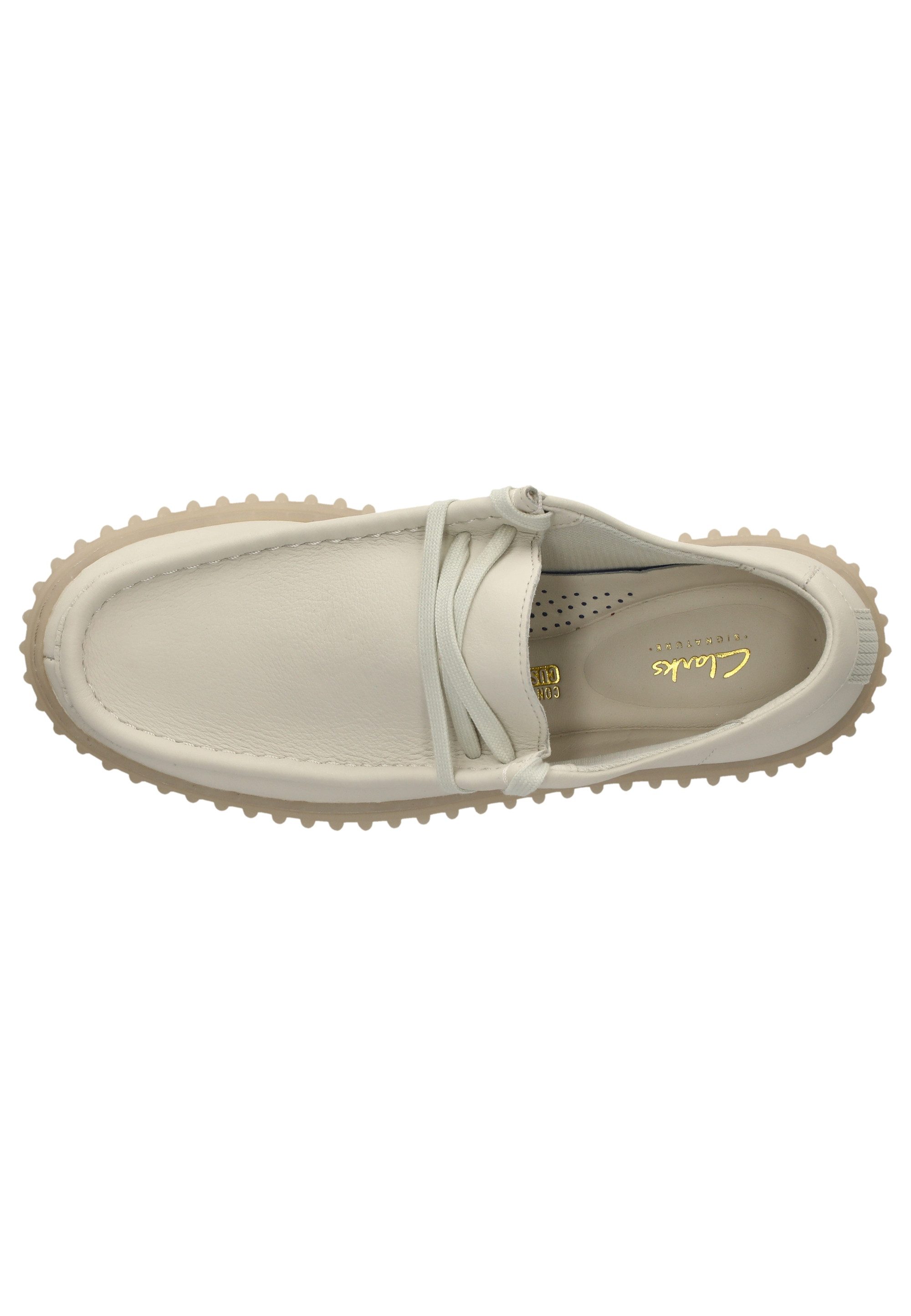 Clarks Torhill Schnürschuh mit zeitloser gerippter Sohle