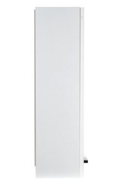 PELIPAL Hängeschrank TRIER, B 30 x H 70 cm, Weiß matt, Weiß glänzend, 1 Tür und 2 Einlegeböden
