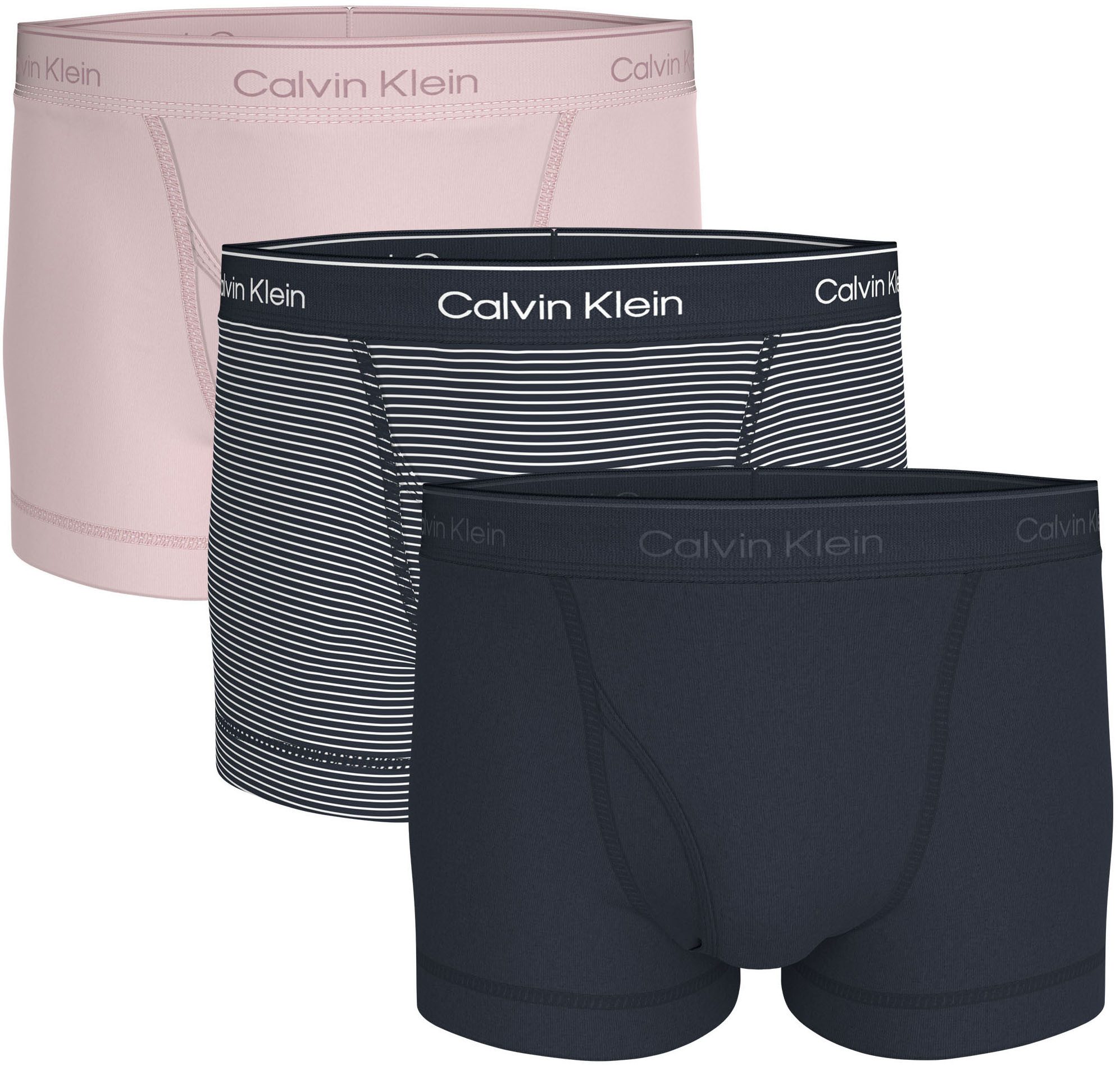 Calvin Klein Underwear Trunk TRUNK 3PK (Packung, 3er-Pack) mit Logo-Elastikbund