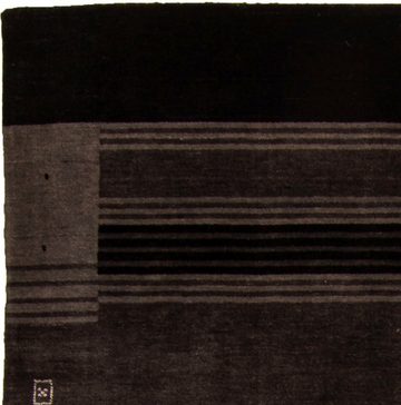 Wollteppich Gabbeh - Softy - 240 x 175 cm - dunkelbraun, morgenland, rechteckig, Höhe: 16 mm, Wohnzimmer, Einzelstück