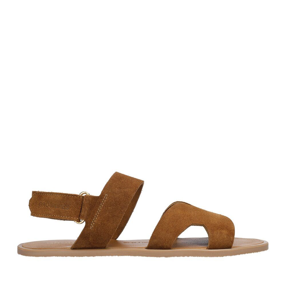 Groundies - Juno Women - Beige Sandalette