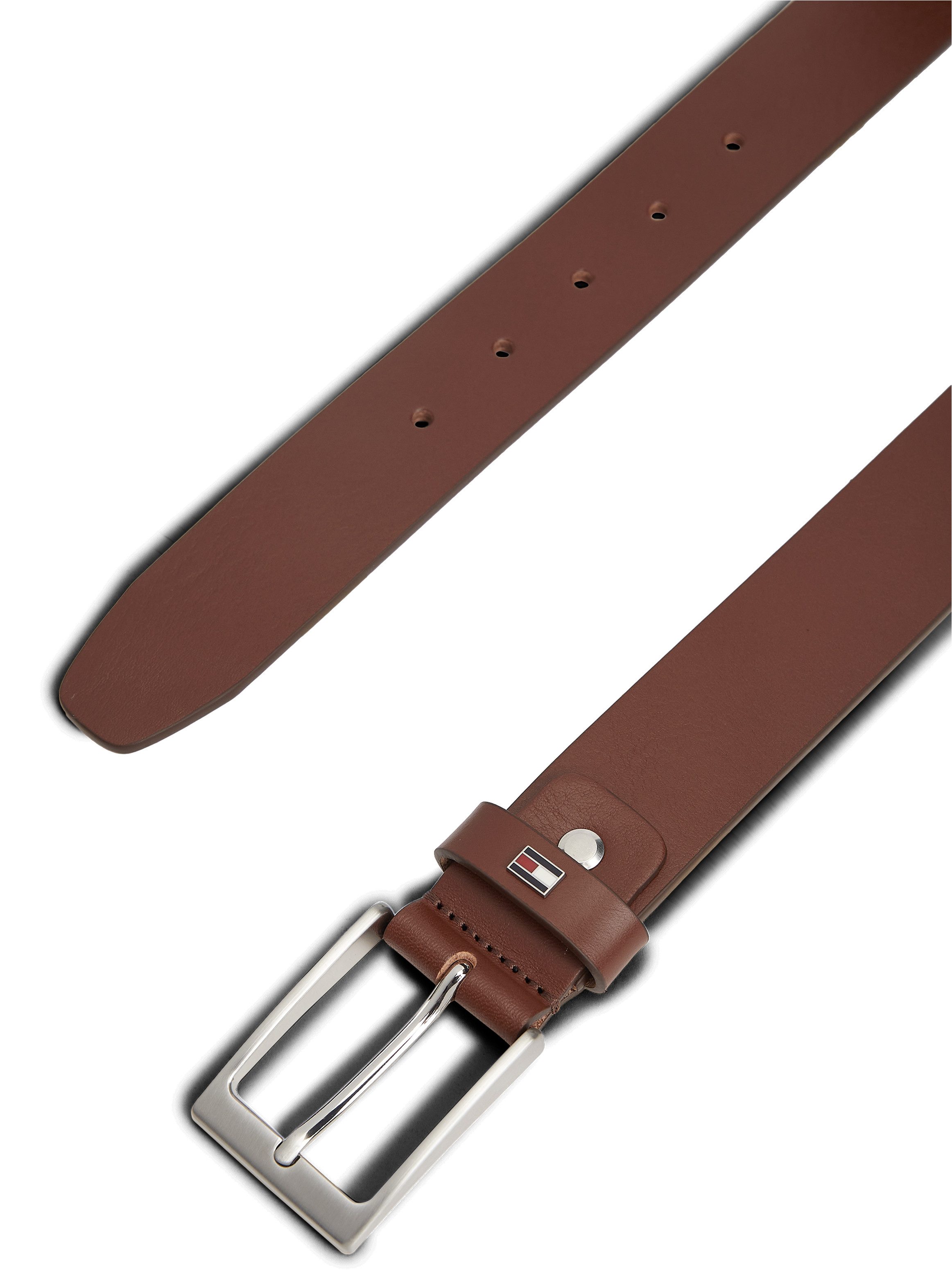 Tommy Hilfiger Ledergürtel LAYTON 3.5 ADJ mit Label-Pin