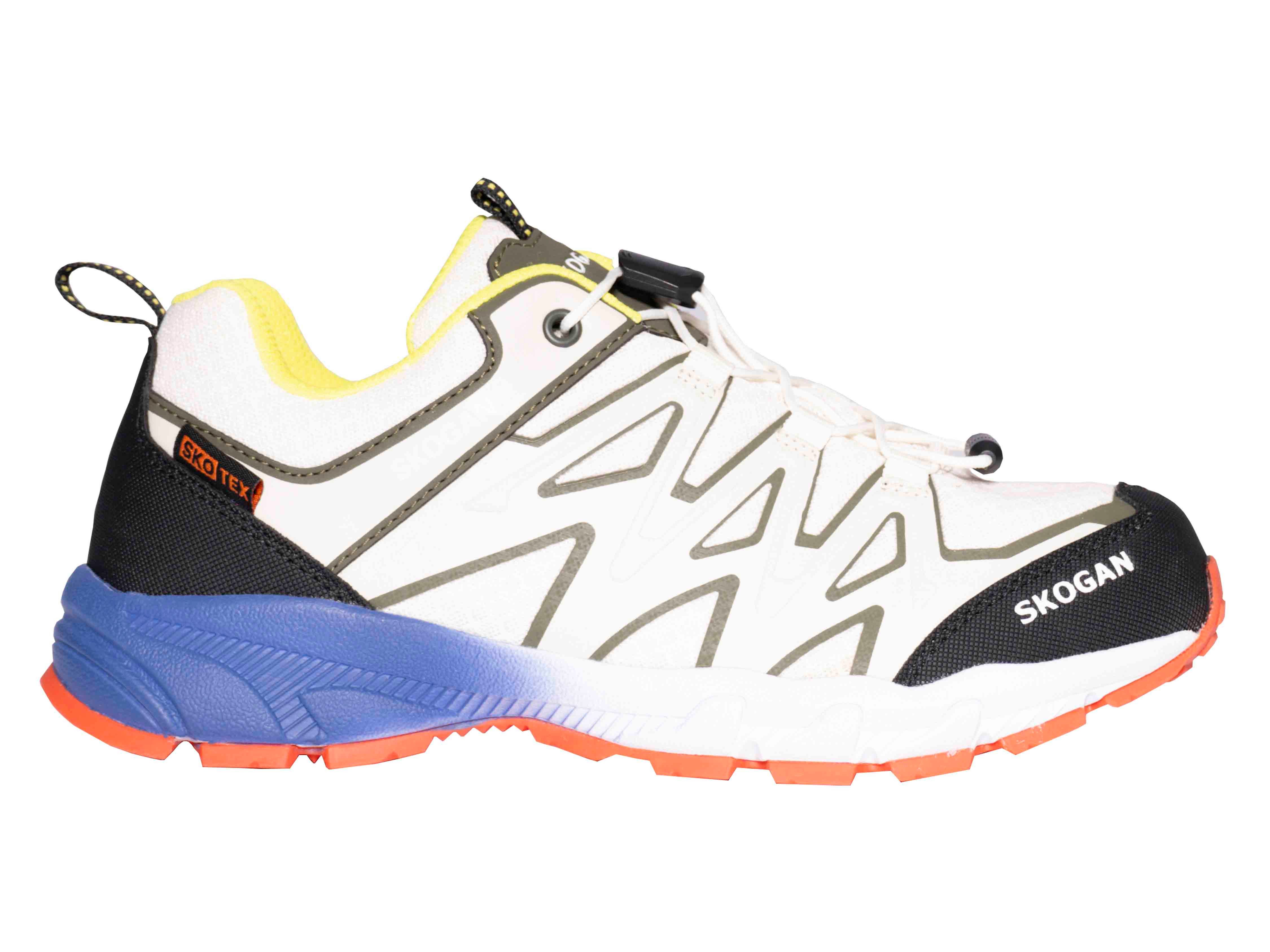 SKOGAN Jaguun Unisex Leichtwanderschuh mit wasserdichter Membrane white Outdoorschuh