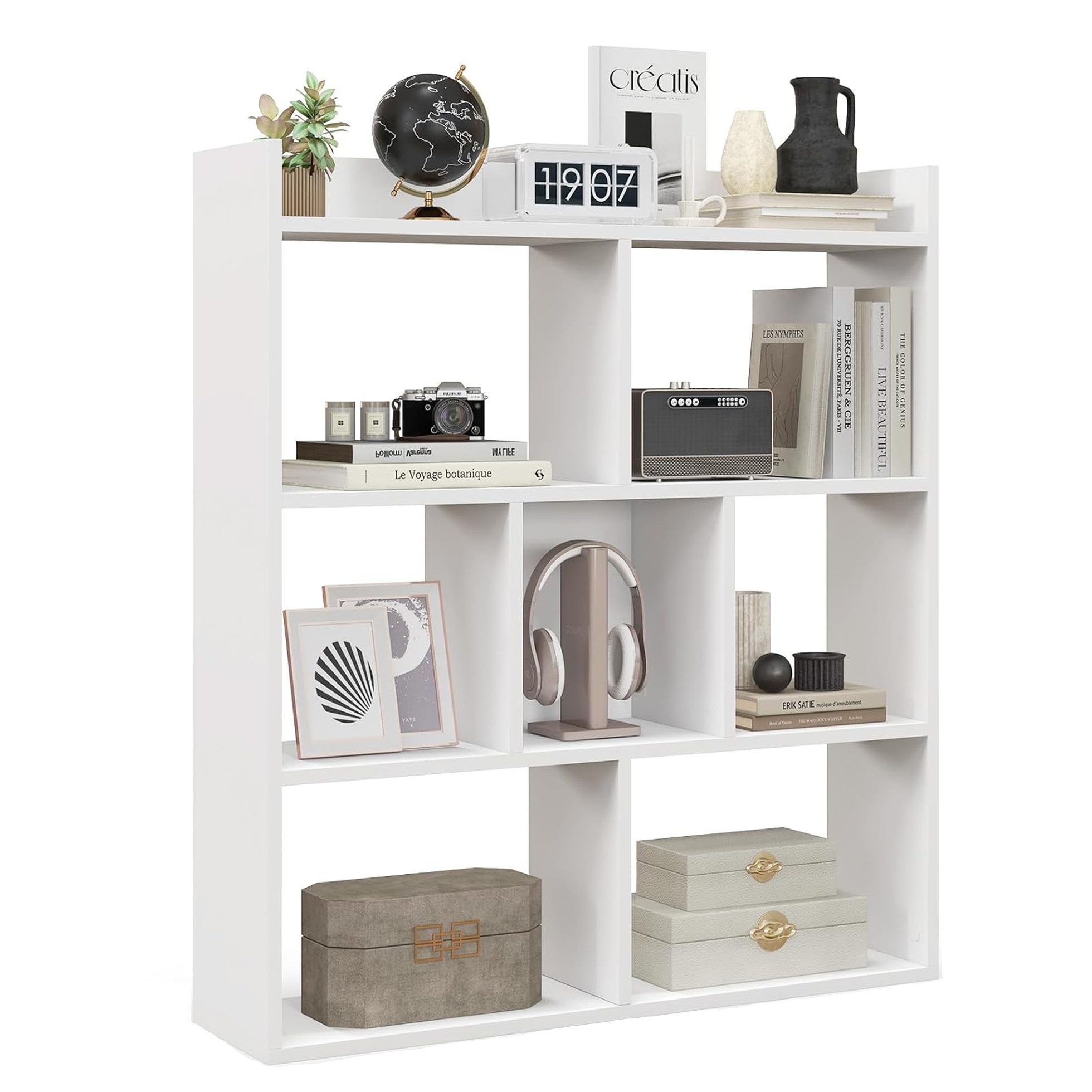 KOMFOTTEU Bücherregal Würfelregal Aufbewahrungsregal, mit offener günstig online kaufen