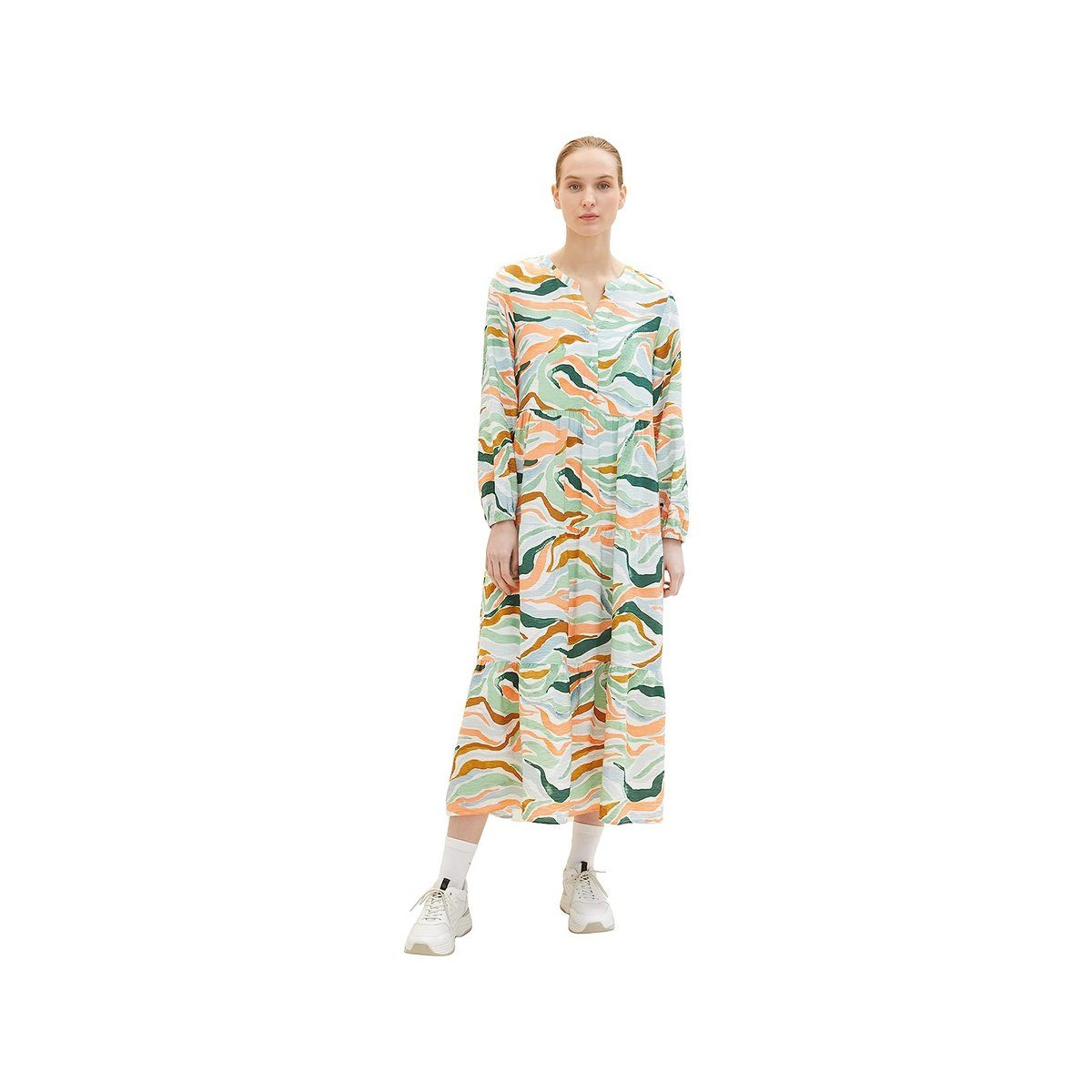 Jerseykleid Cocktailkleid für Damen in unifarben