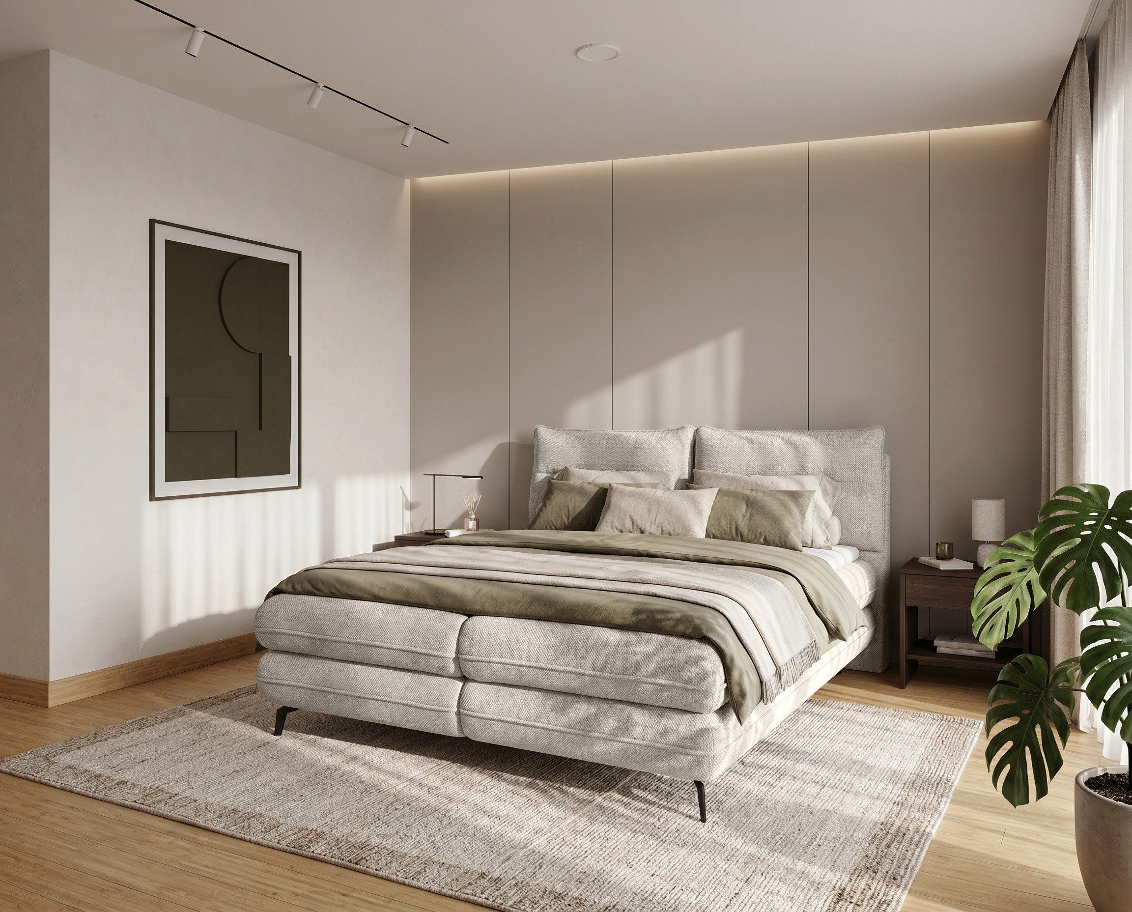 Homesy Boxbett VERSE, Ein Luxusbett in jeder Größe 140x200cm 160x200 cm 180x200cm