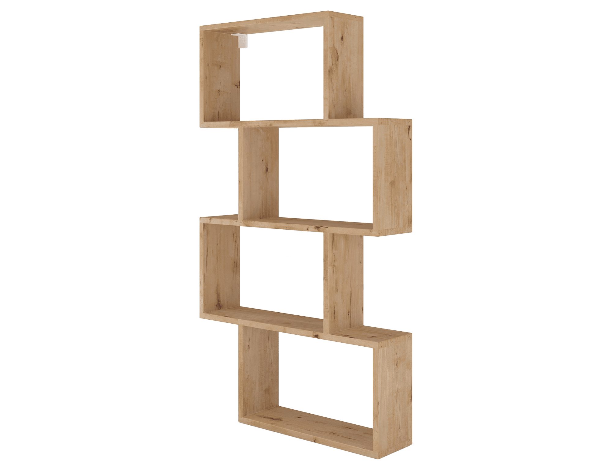 MOEBLO Bücherregal Regal GUERO, mit 4 Einlegeböden, Modernes, elegantes Aufbewahrungsmöbel für jedes Zimmer, Bücherregal Bücherregal für das Büro Bücherregal für Dokumente Wohnbereich Wohnzimmer