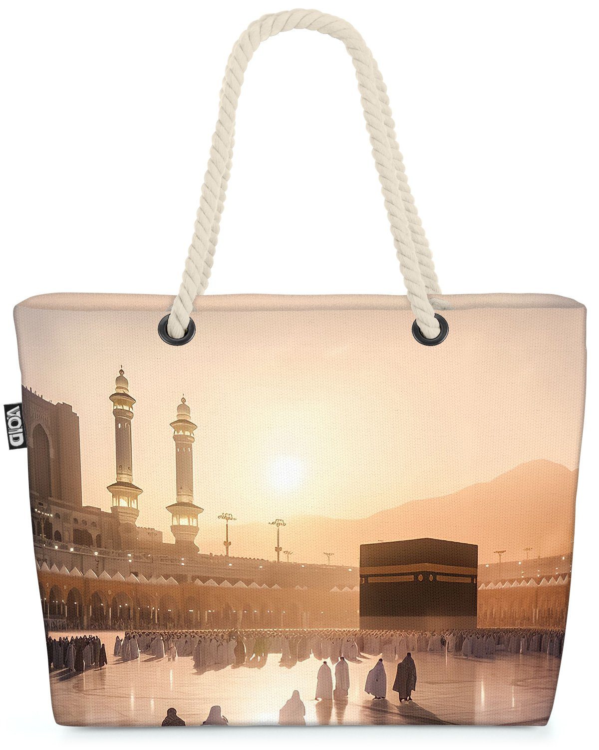 VOID Strandtasche (1-tlg), Mekka Haddsch Pilger Religion Haddsch Umra Walfahrt ramadan architekt
