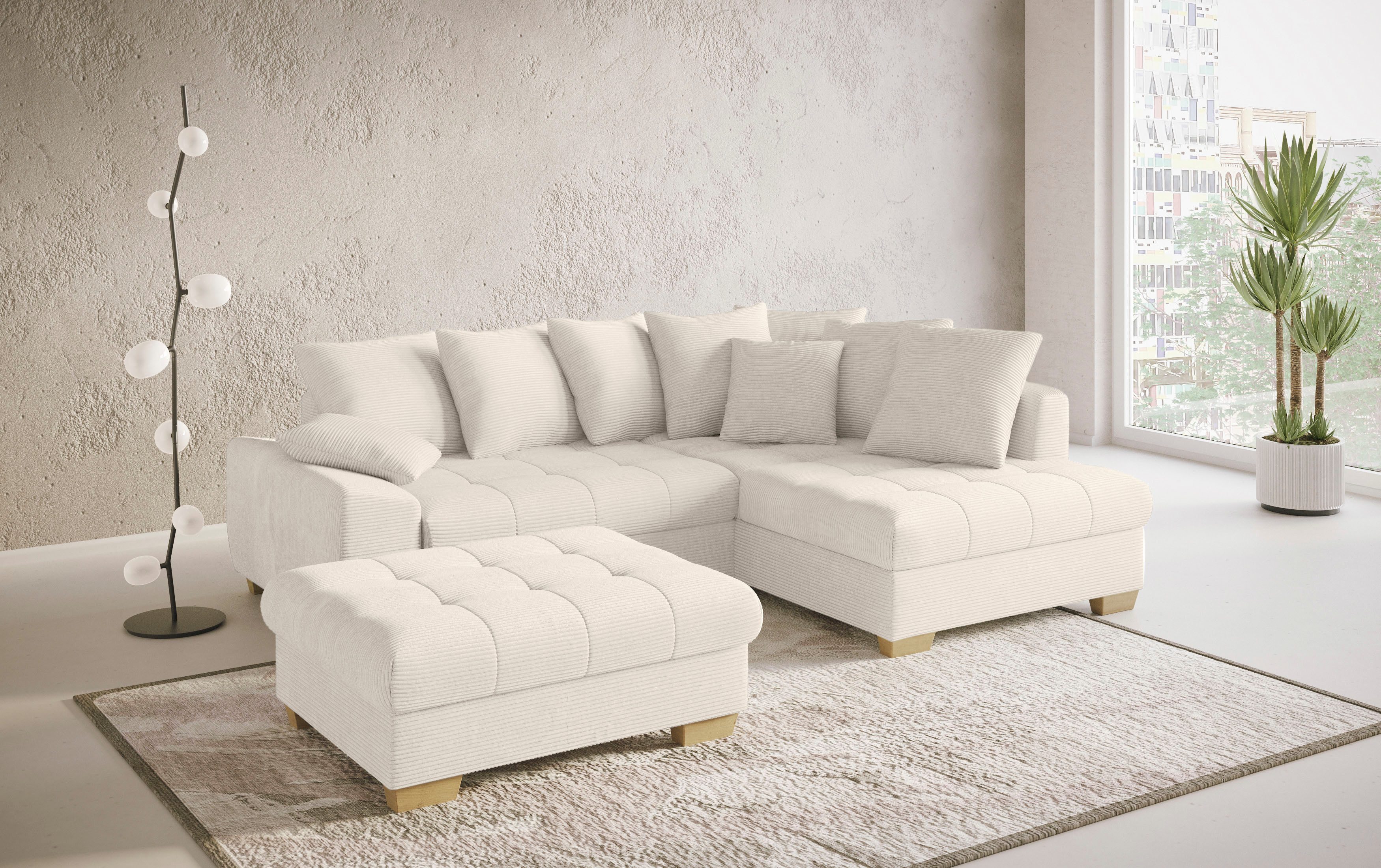 Mr. Couch Hocker "Nikita II" passend zu der Garnitur, wahlweise mit Kaltsch günstig online kaufen