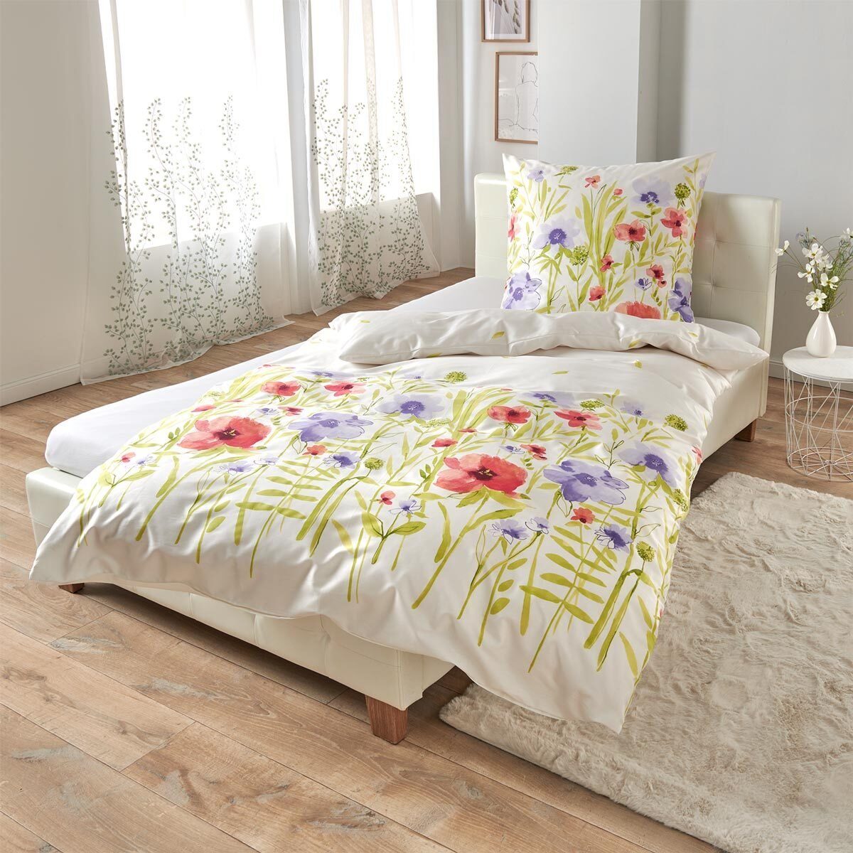 TRAUMSCHLAF Bettwäsche Meadow, Mako Satin, 2 günstig online kaufen