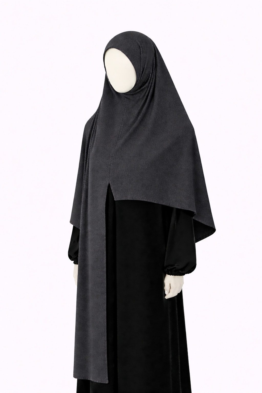 Aymasal Hijab Easy Jersey Hijab to-go Kopftuch Schal Tuch Islam Extra lang 180x70 (Einzelstück, 1-St., Einzelartikel) Easy Hijab mit Frontnaht aus Viskose Stretch Komfort