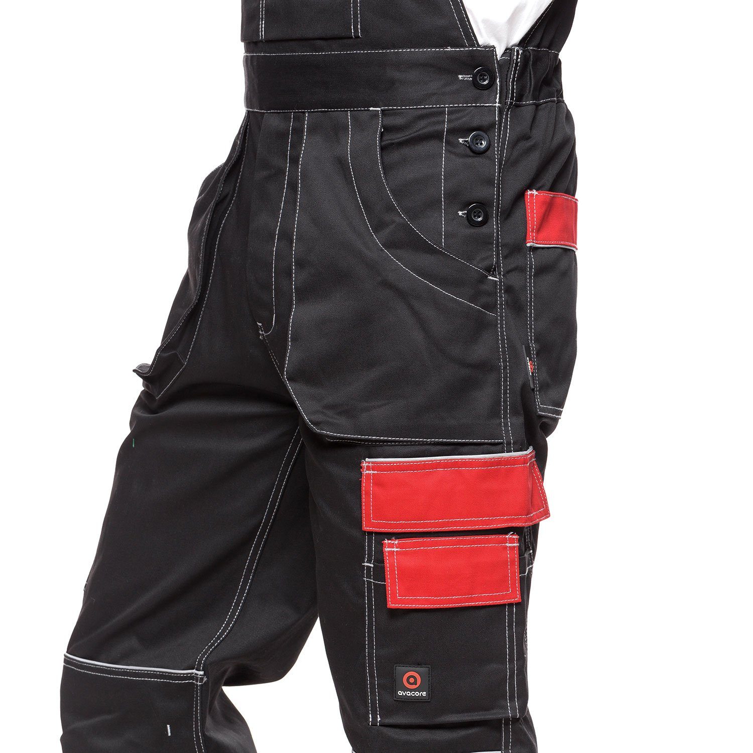 Avacore Arbeitslatzhose Helios Zwei- & Dreifachnähte; Wasserdichte Cordura-Verstärkung