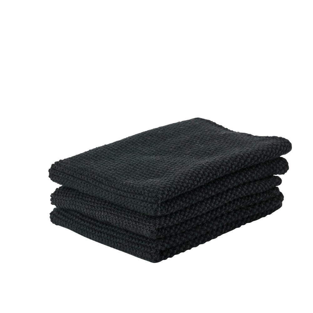 Spültuch Putzlappen 3er Set Black, 27 x 27 cm