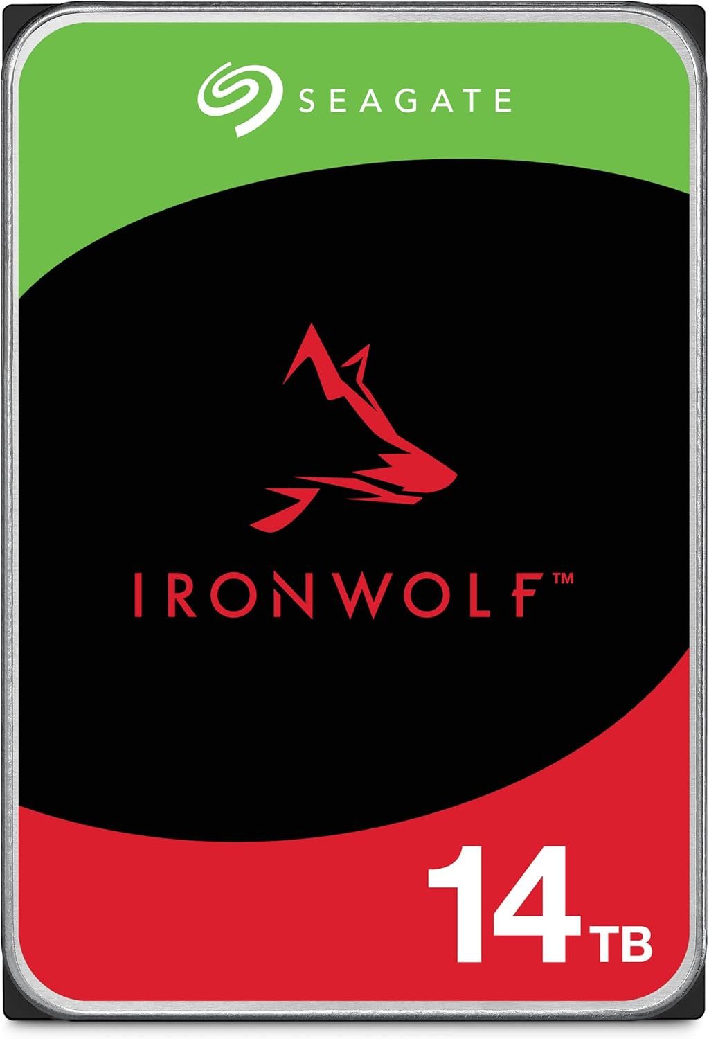 Seagate Seagate IronWolf 14TB HDD 3.5 Zoll Recertified new (ST14000VN0008) externe HDD-Festplatte (14TB)