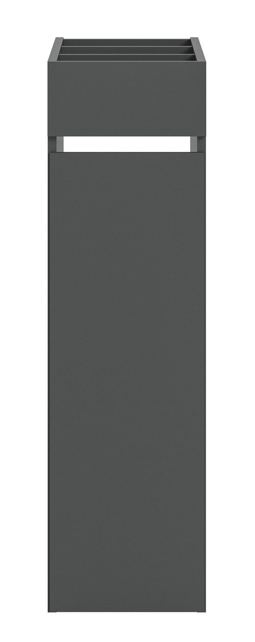 xonox.home Waschbeckenunterschrank Badezimmer Kommode, Ausziehregal l Free, anthrazit (1-St) Badschrank,Standregal,Breite 25 cm,variabel stellbar – Bild 3 von 5