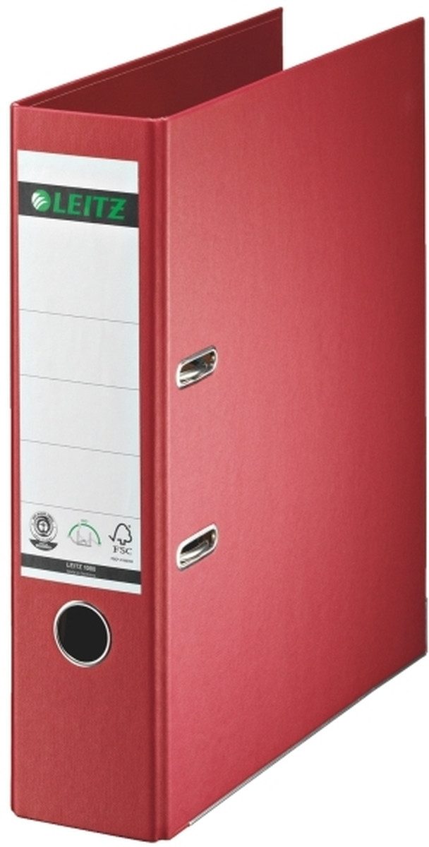 LEITZ Aktenordner Папки с файлами Pappe A4 180 Grad 80mm rot