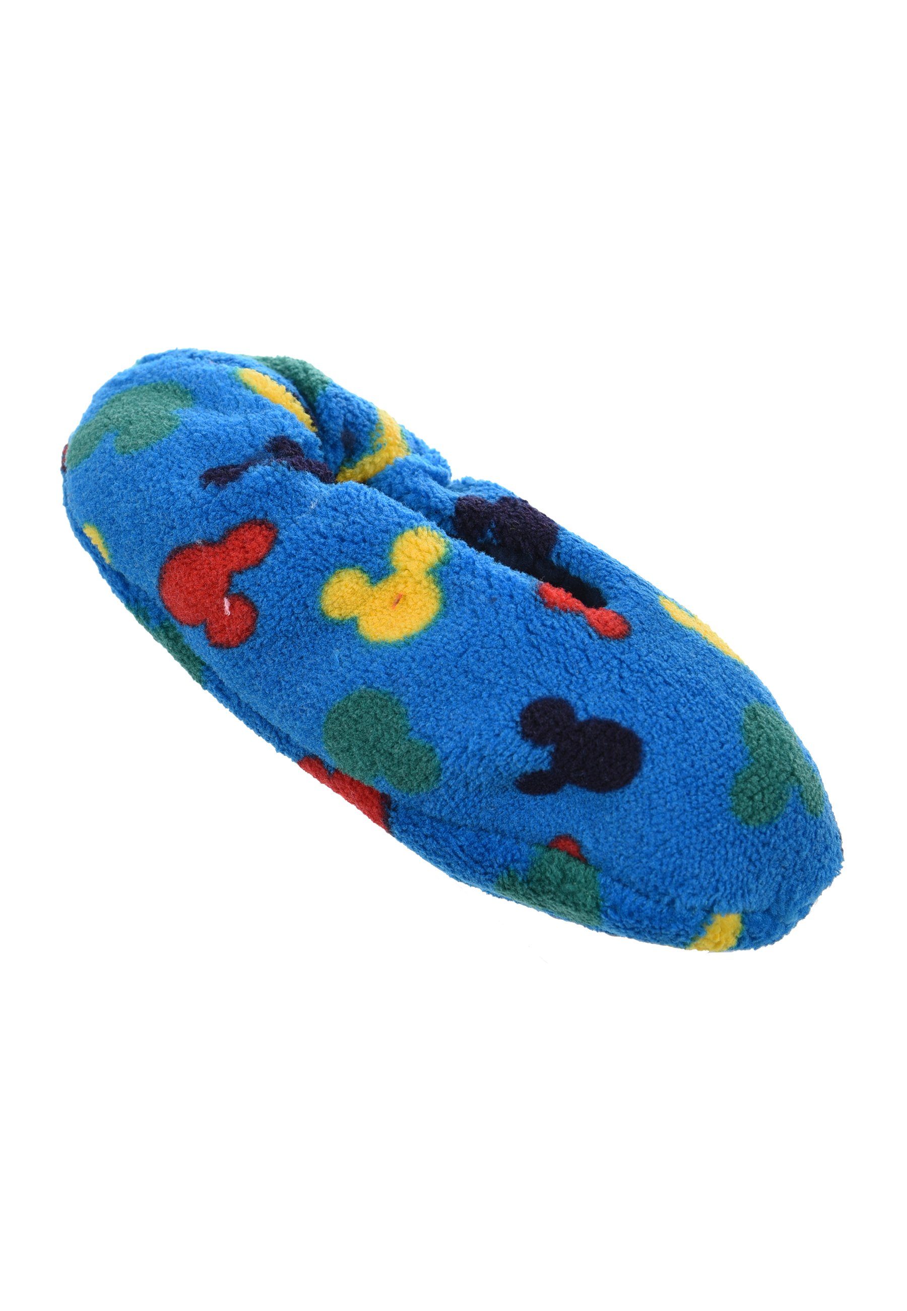 Kinder Schlappen Mickey Mouse Plüsch Jungen warm Disney Hausschuhe gefüttert Hausschuhe Pantoffeln Mickey