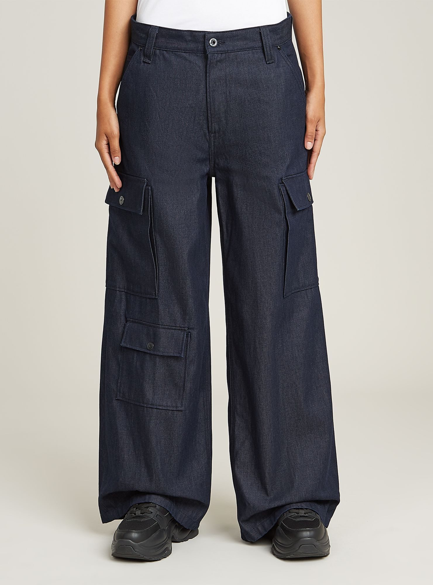 5-Pocket-Jeans Mega Cargohose Denim