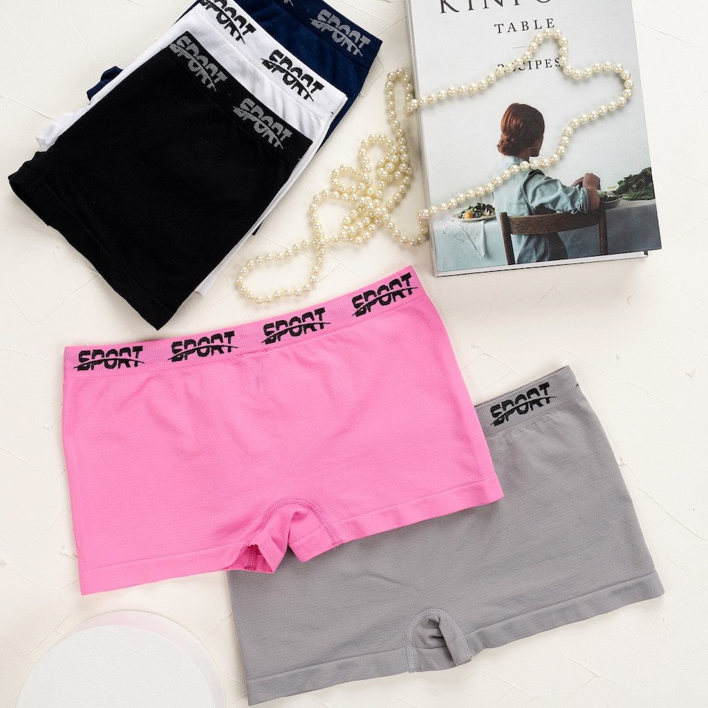 LOREZA Panty 10er Set Mädchen Pantys Boxershorts - Sport (Spar-Packung, 10-St)