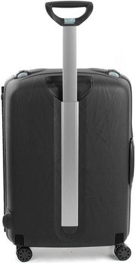 RONCATO Hartschalen-Trolley Light, 68 cm, schwarz, 4 Rollen, Hartschalen-Koffer Koffer mittel groß mit TSA Schloss