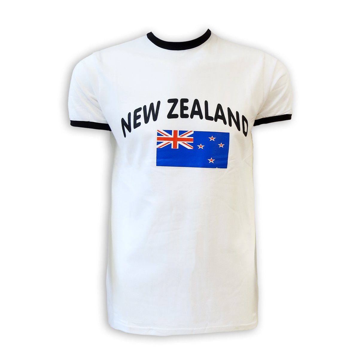 Sonia Originelli T-Shirt Fan-Shirt "New Zealand" Unisex Fußball WM EM Herren T-Shirt
