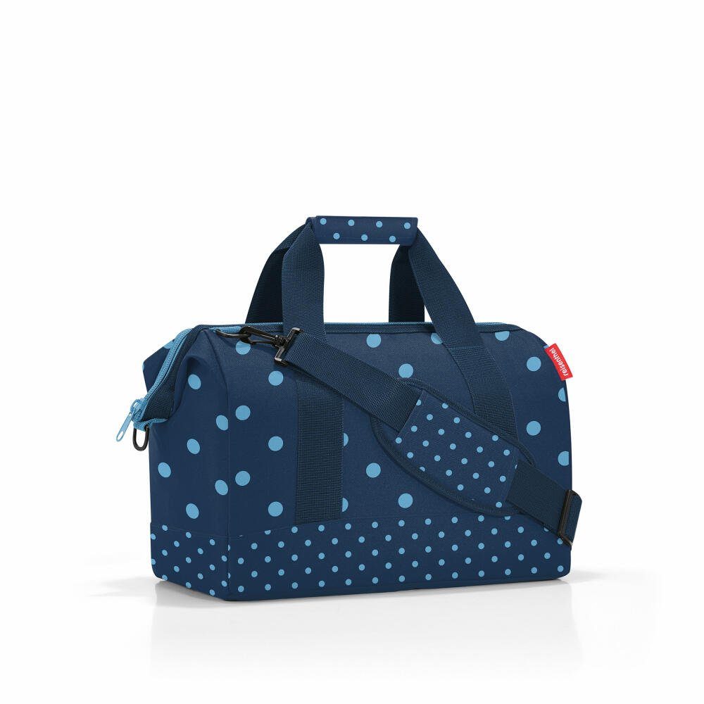 Reisetasche allrounder M Mixed Dots Blue 18 L