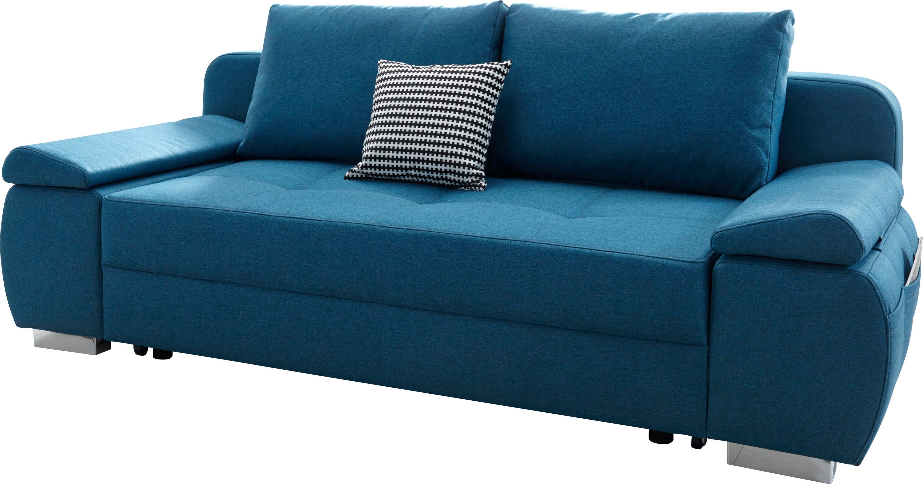 INOSIGN Schlafsofa Pumo, mit Boxspring-Aufbau, Bettfunktion günstig online kaufen