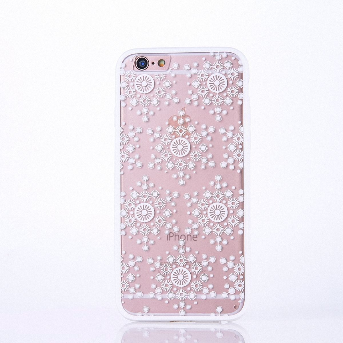 König Design Handyhülle Apple iPhone 8 Plus, Apple iPhone 8 Plus Handyhülle Backcover Weiß
