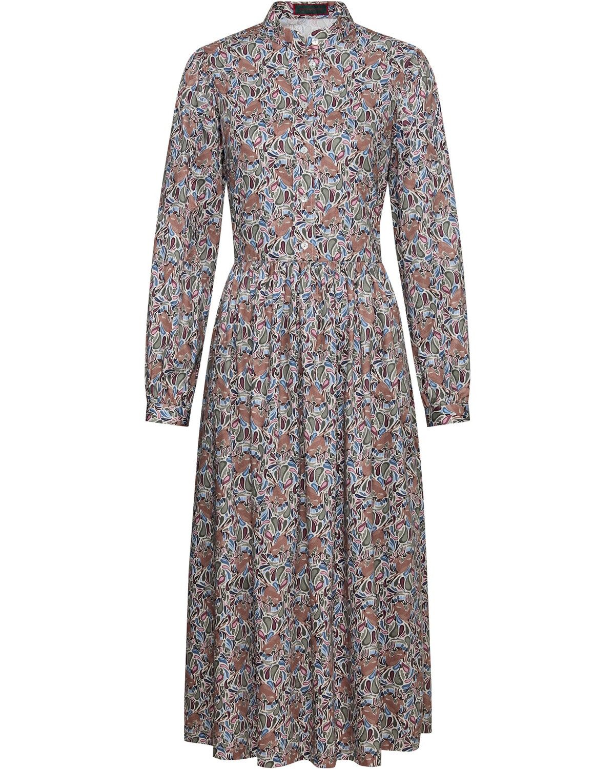 Trachtenkleid Druckkleid aus Baumwollsatin