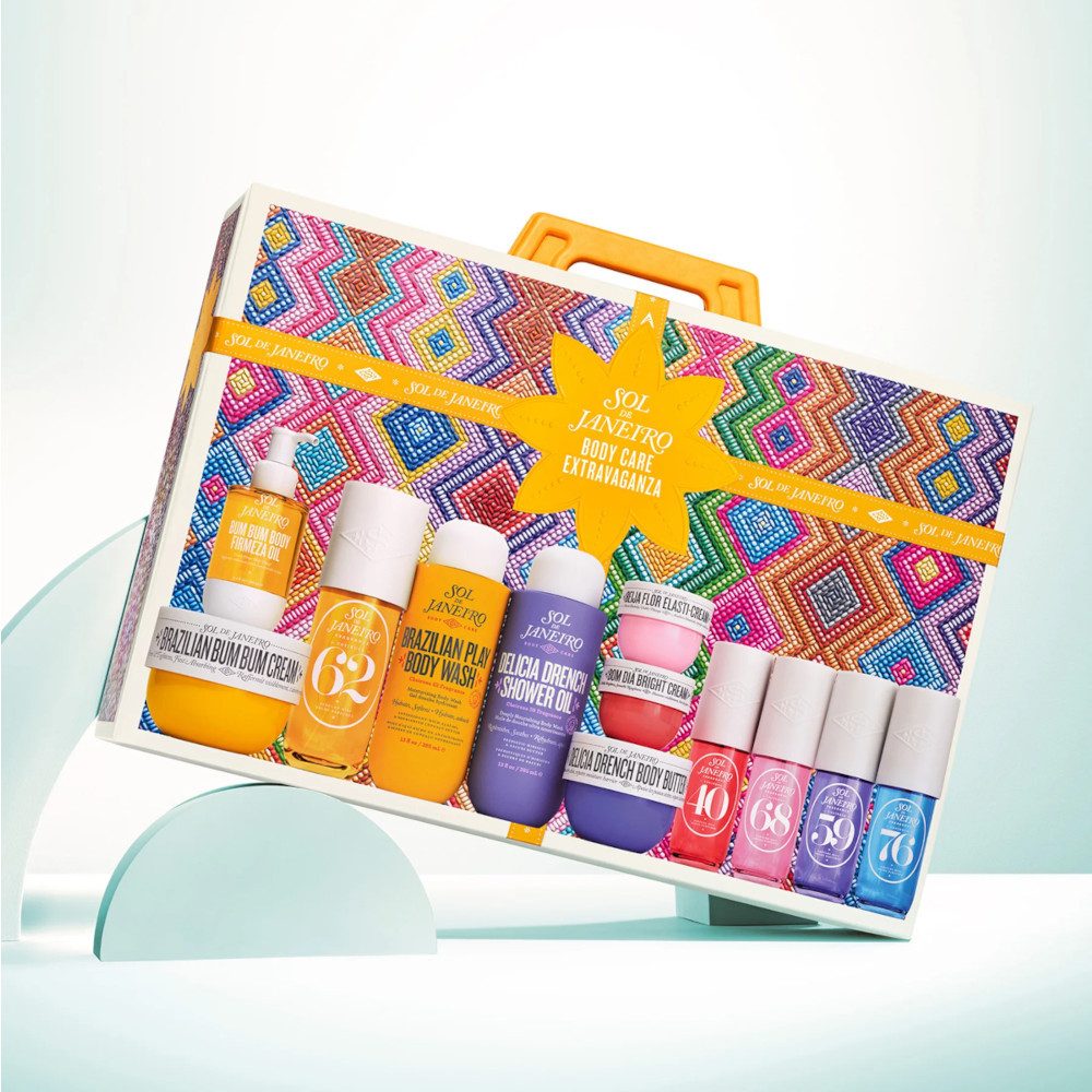 Sol de Janeiro Pflege-Geschenkset Sol de Janeiro Body Care Extravaganza – 12-teiliges Set, 12-tlg., 12-teilig: 5 Mists, 3 Cremes, Duschgel, Duschöl, Öl & Body Butter