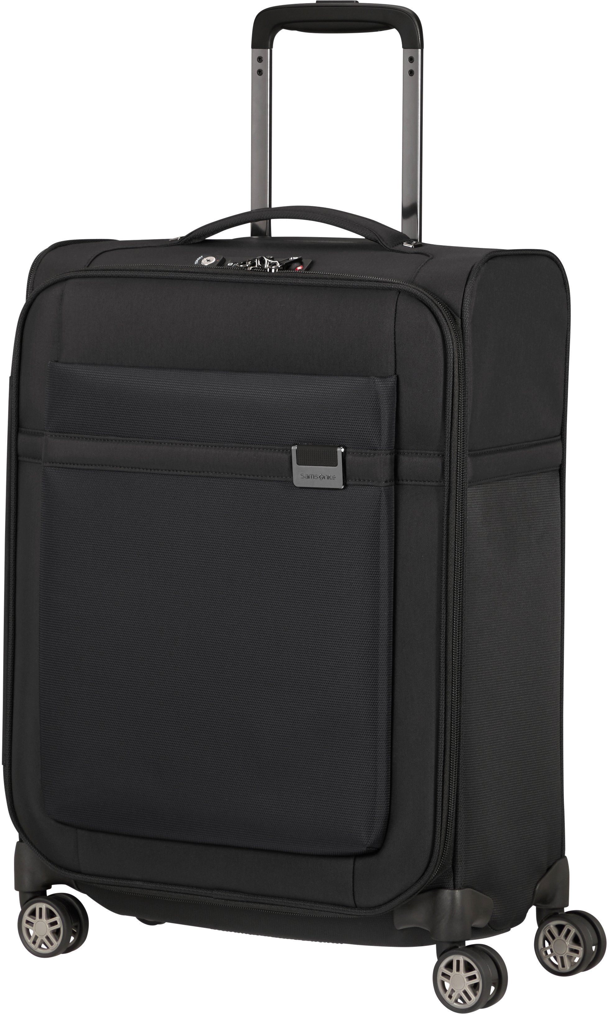 55 Rollen cm, Weichgepäck-Trolley 4 Samsonite Black Airea,