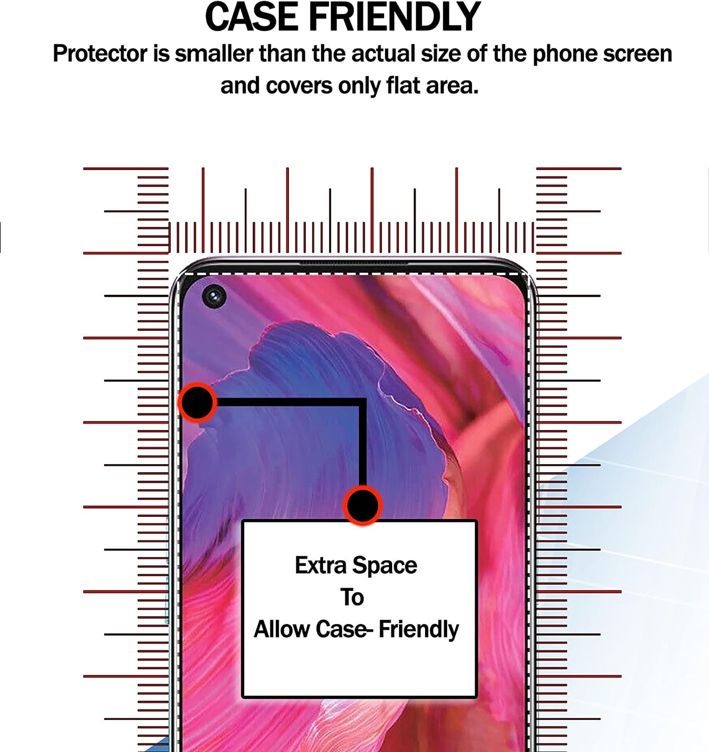 Baker Displayschutzglas 3x Panzerfolie Echt Glas Für Samsung Galaxy für A56 A54 A26 A25 A17 A16 A15 A05 A42 A34 A14 A53 A23 A13 A33 A03 A51 A71 M33 M23 M53 A32  – Bild 3 von 5