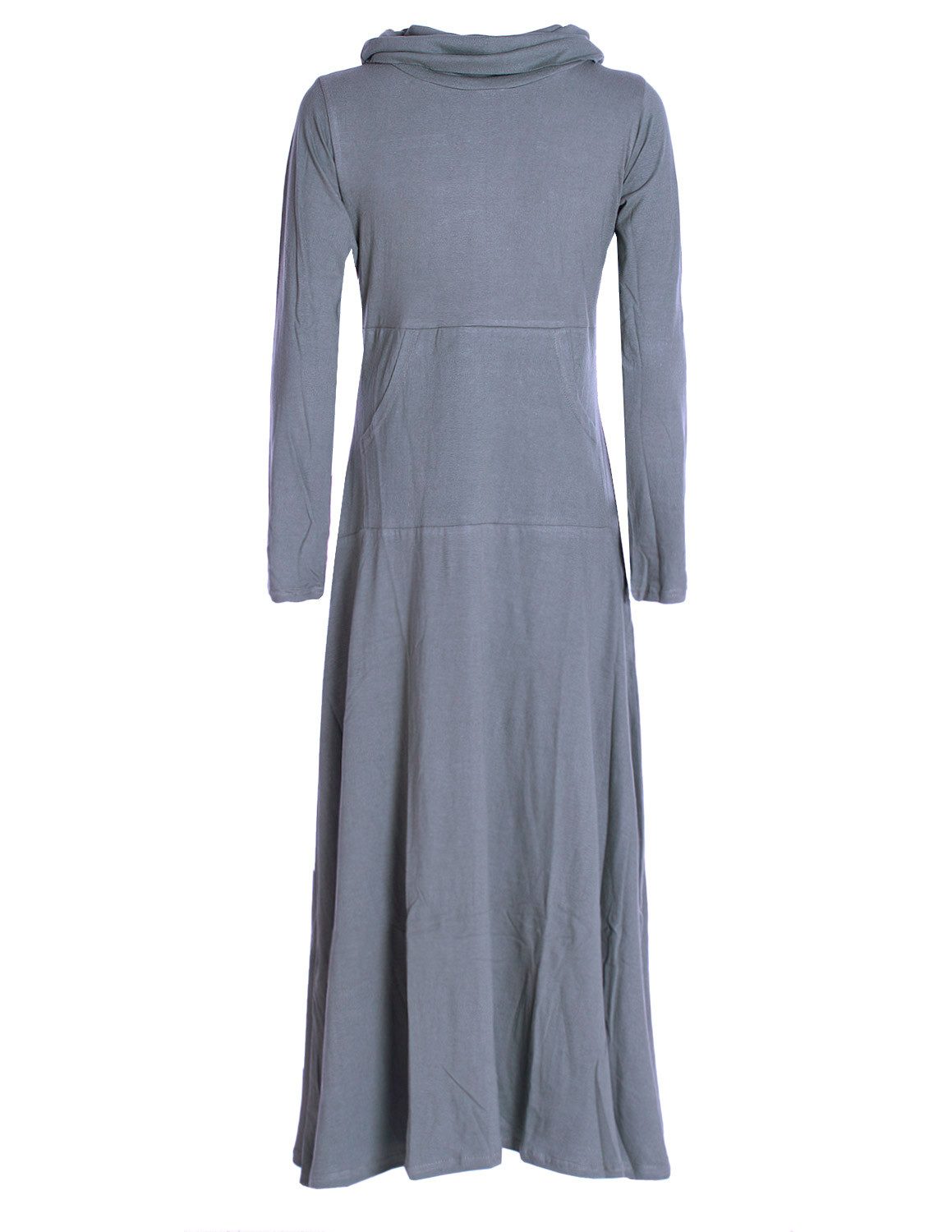 Vishes Maxikleid Damen Maxi-Kleid Baumwolle Casual günstig online kaufen