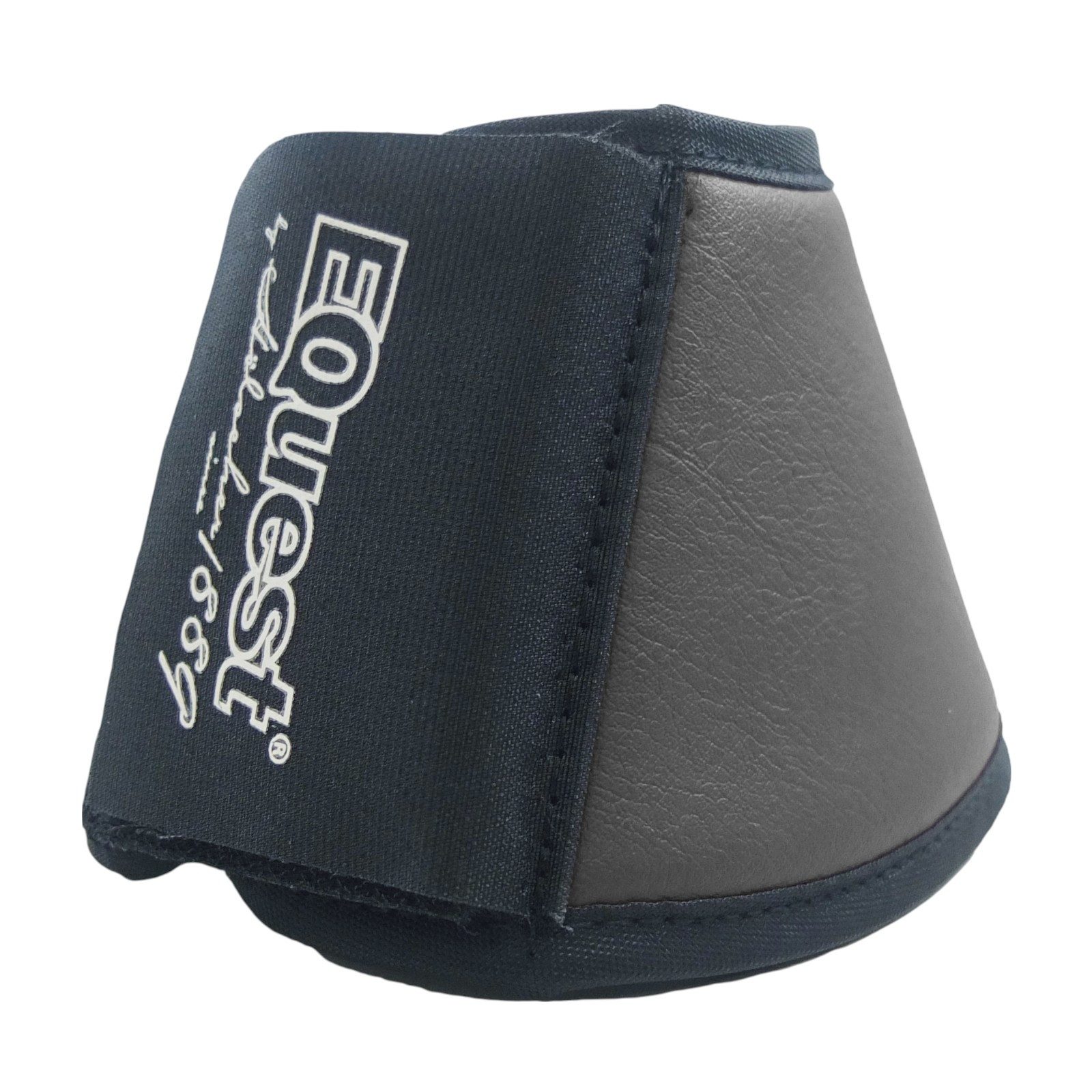 EQuest Hufglocken Hufglocke Waschleder, Premium Schutz für Pferde, 2er Set, Anthrazit
