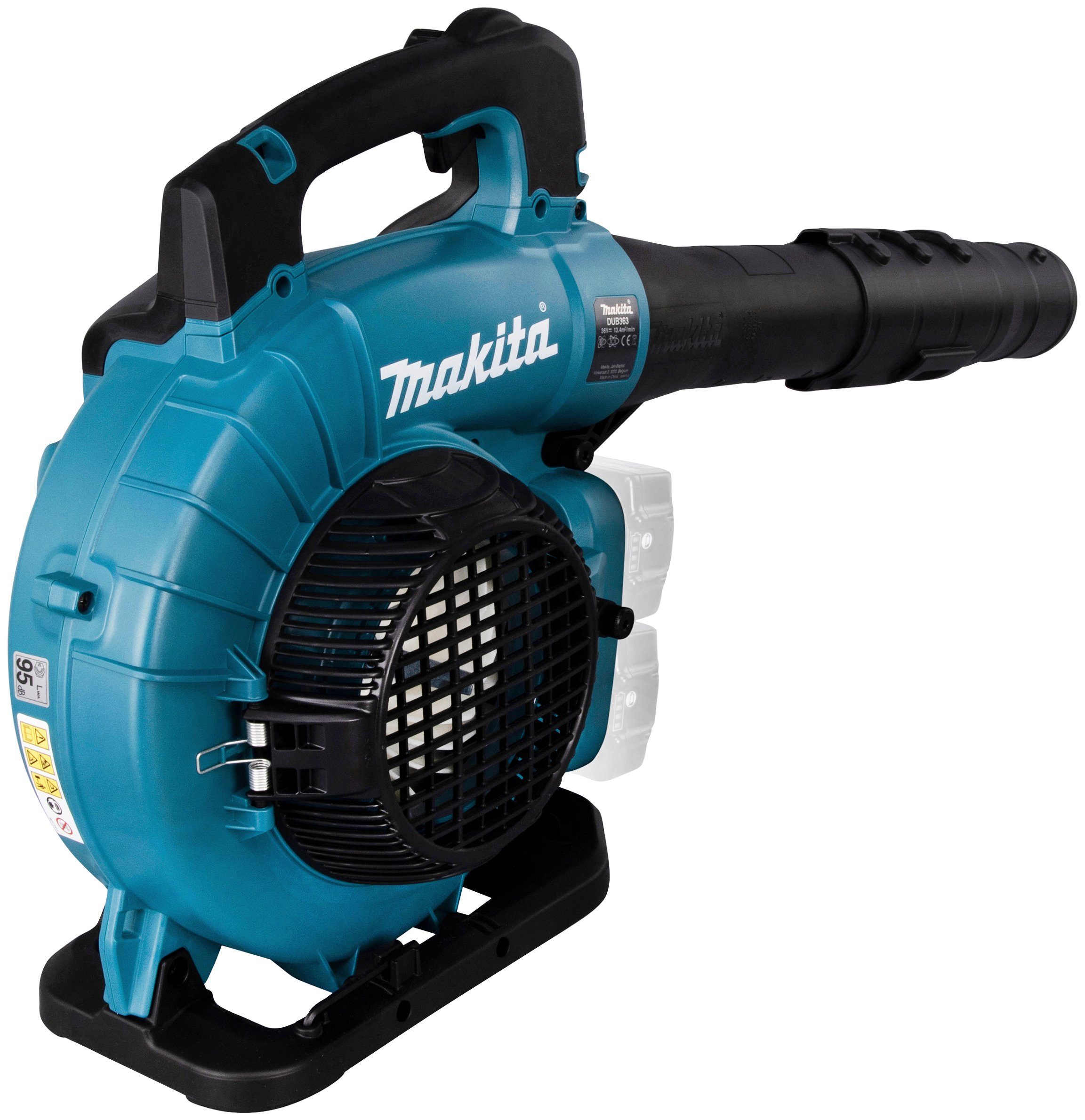 Makita Akku-Laubbläser DUB363ZV, 2x18V LXT, 65 m/s, 13,4 m3/min, ohne Akku und Ladegerät – Bild 4 von 5