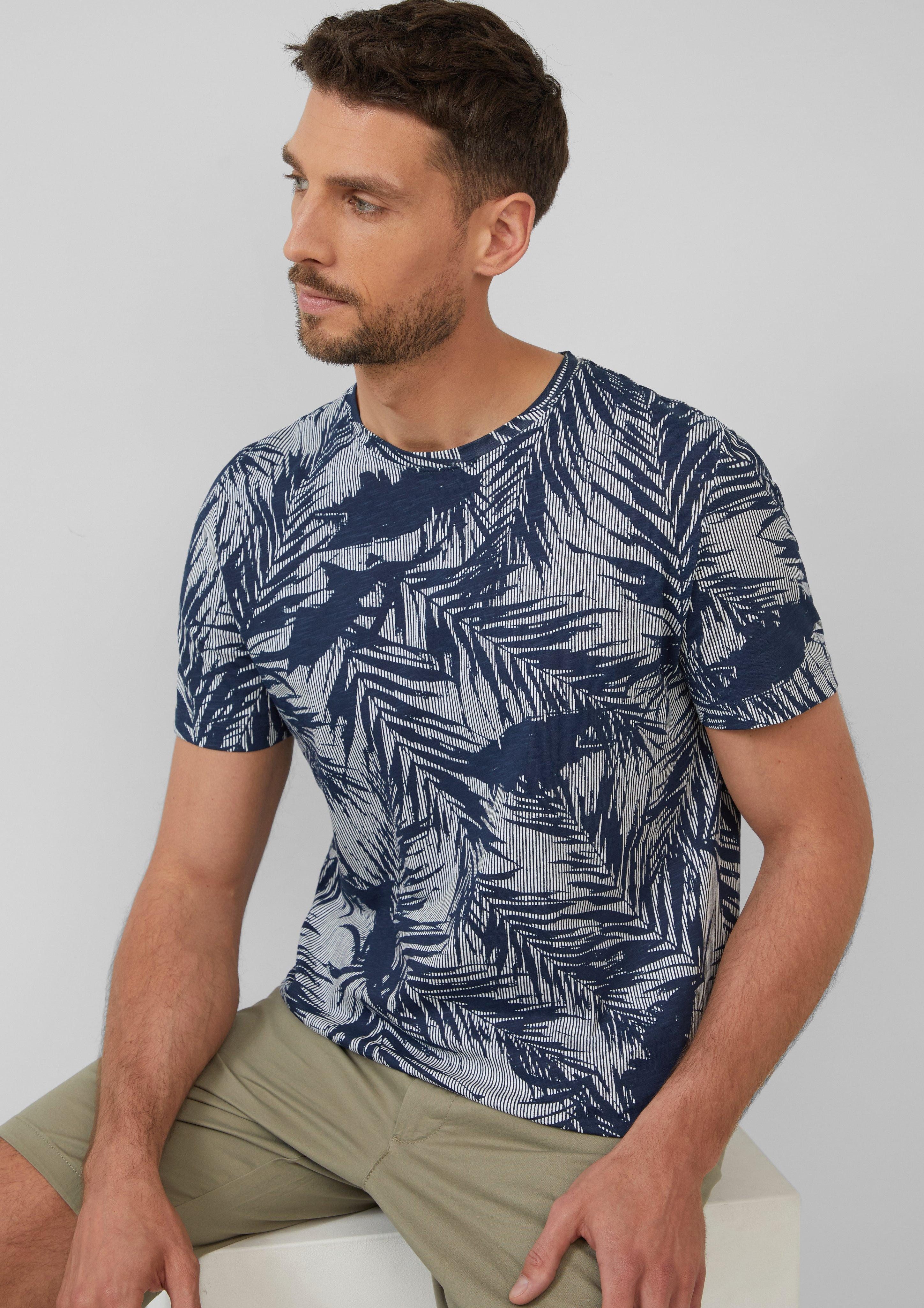 s.Oliver Kurzarmshirt T-Shirt mit Crew Neck günstig online kaufen