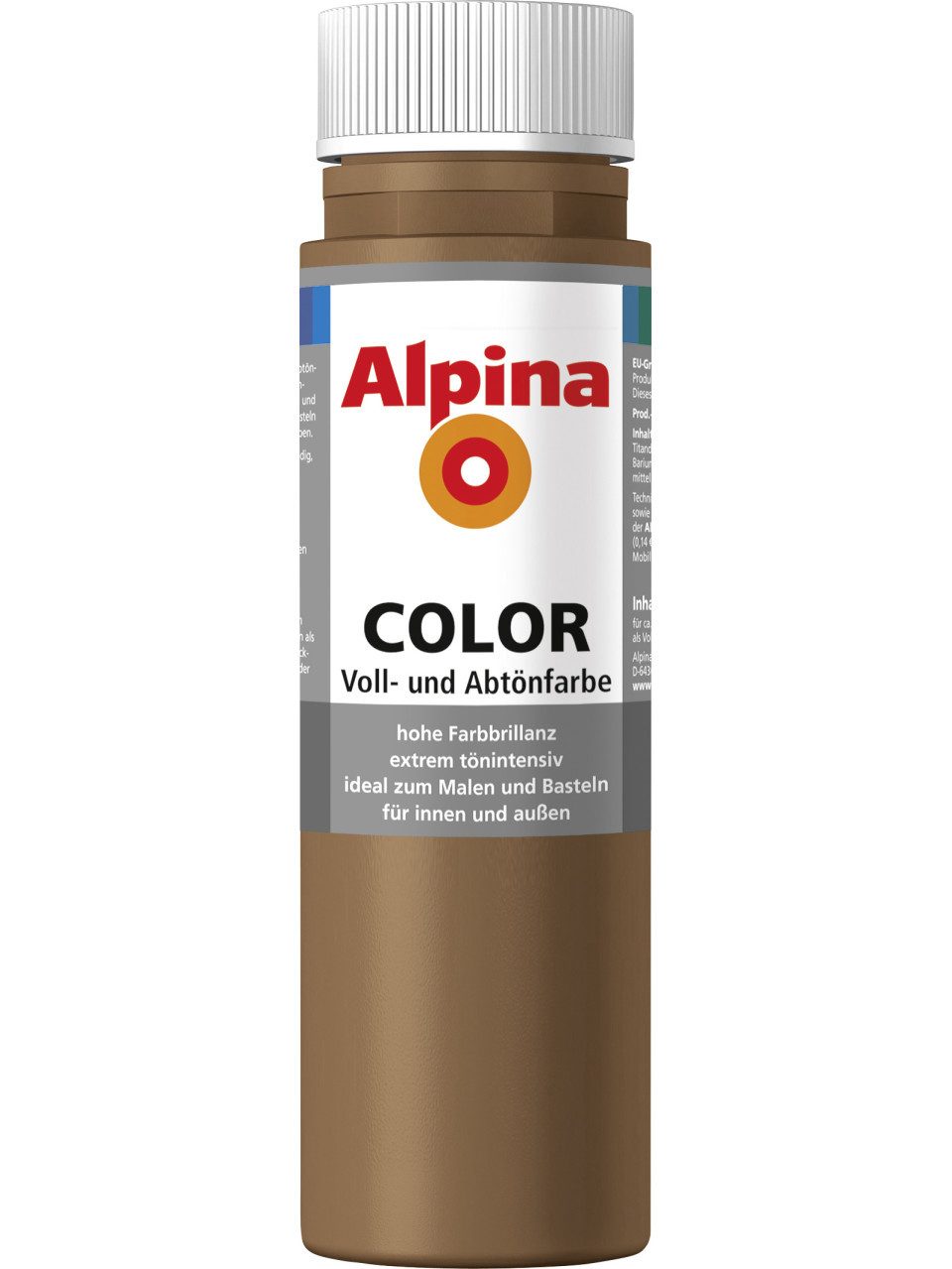 Alpina Vollton- und Abtönfarbe Alpina Color Abtönfarbe candy brown 250 ml