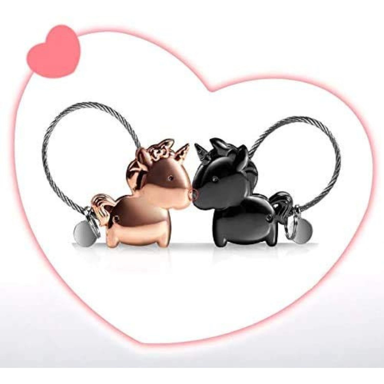 Geschenkehöhle Schlüsselanhänger Set für Paare, 2-teilig günstig online kaufen
