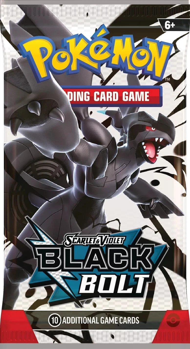 POKÉMON Sammelkarte Pokémon Scarlet & Violet Black Bolt 1x Booster Pack - ENGLISCH