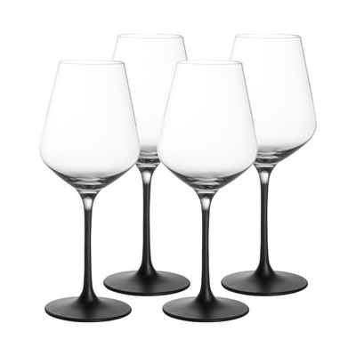 Villeroy & Boch Weißweinglas »MANUFACTURE ROCK Weißweingläser 380 ml 4er Set«, Glas