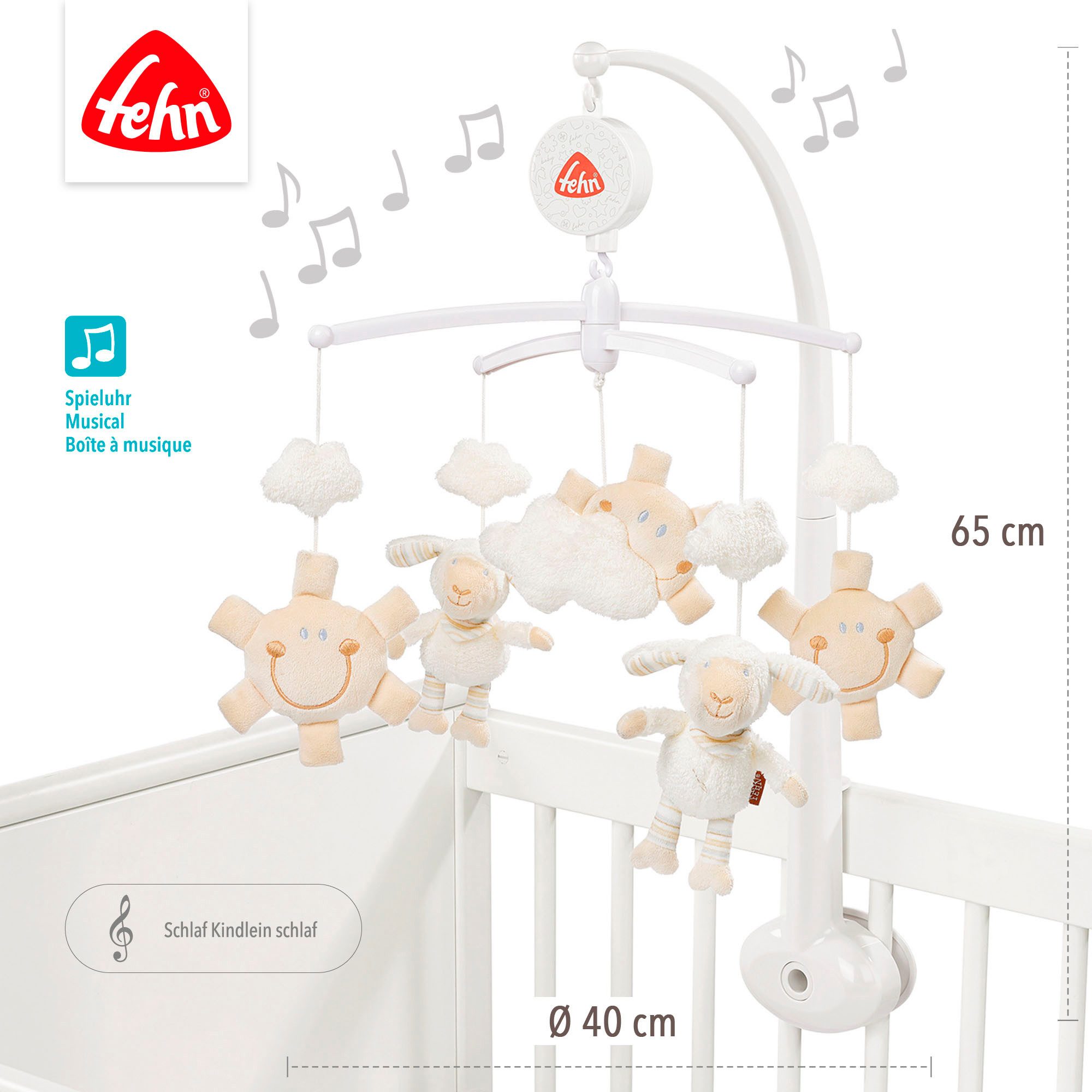 Fehn Mobile BabyLOVE, Schaf Musikmobile