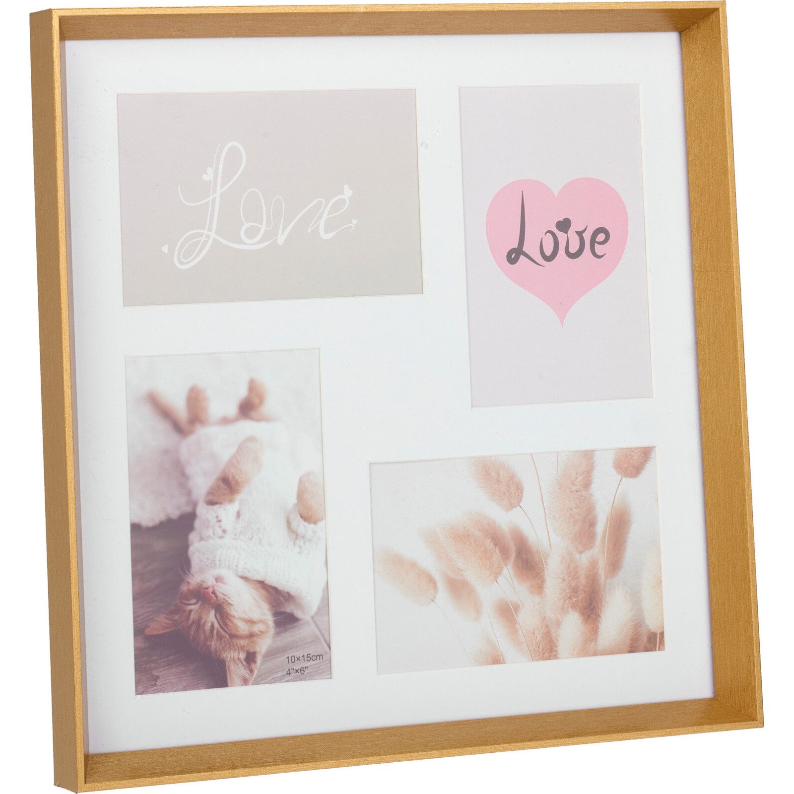 Home & styling collection Bilderrahmen Collage Bilderrahmen-Collage NUCE für 4 Fotos, 39,7 x 23,7 cm