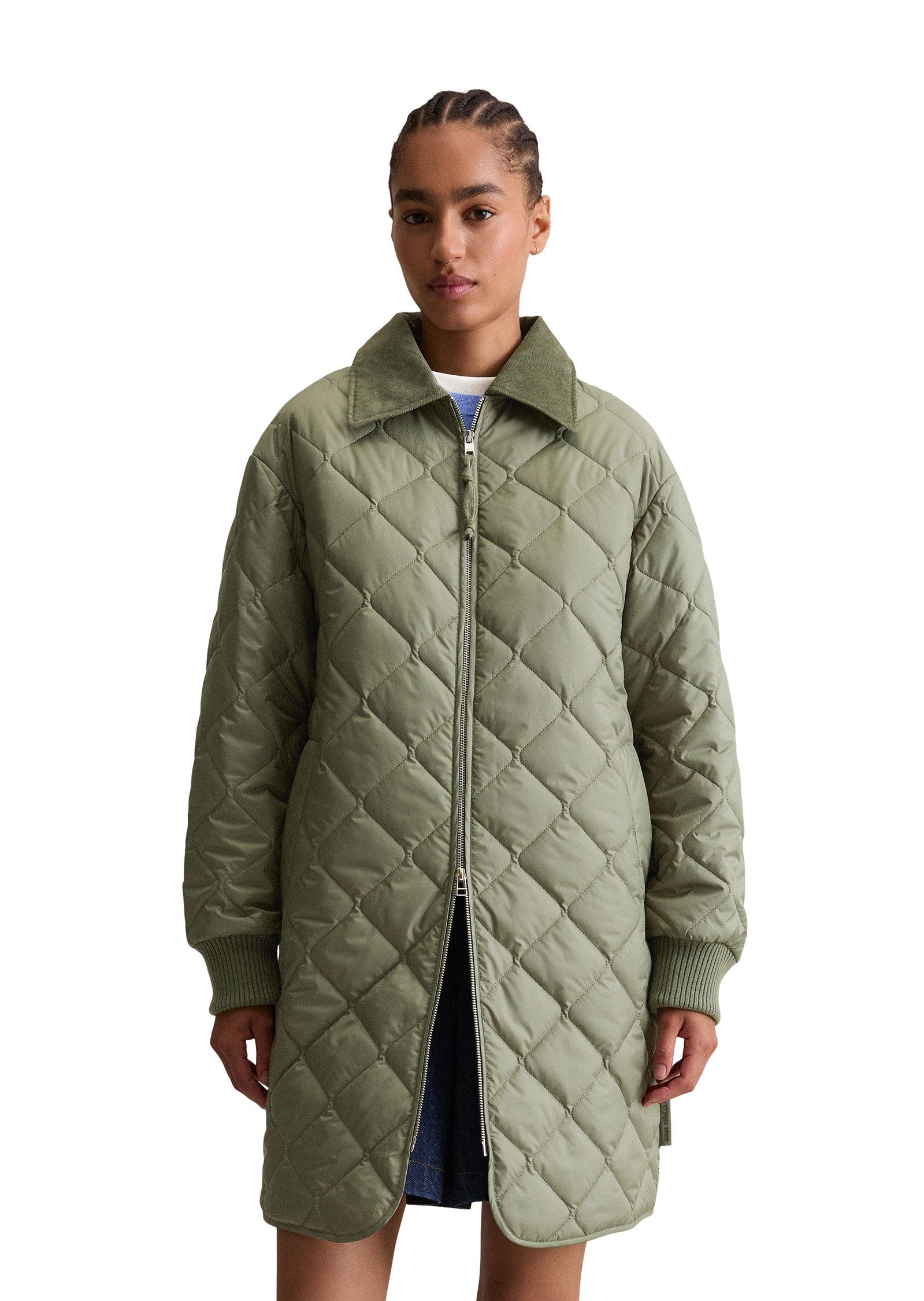 Marc O'Polo DENIM Steppmantel aus recyceltem Polyester