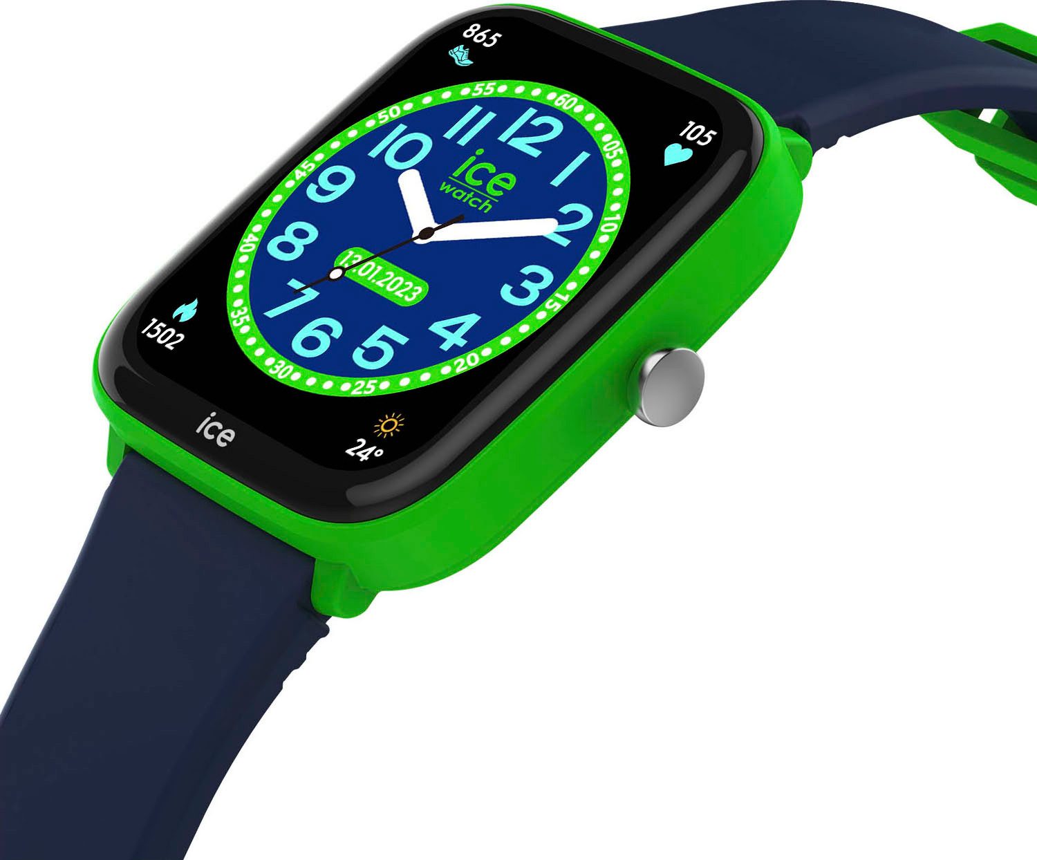 ice-watch ICE smart junior 2.0 Smartwatch, Armbanduhr, Jungenuhr, Kinder, Silikonarmband, Spielmodus, Sportprofil