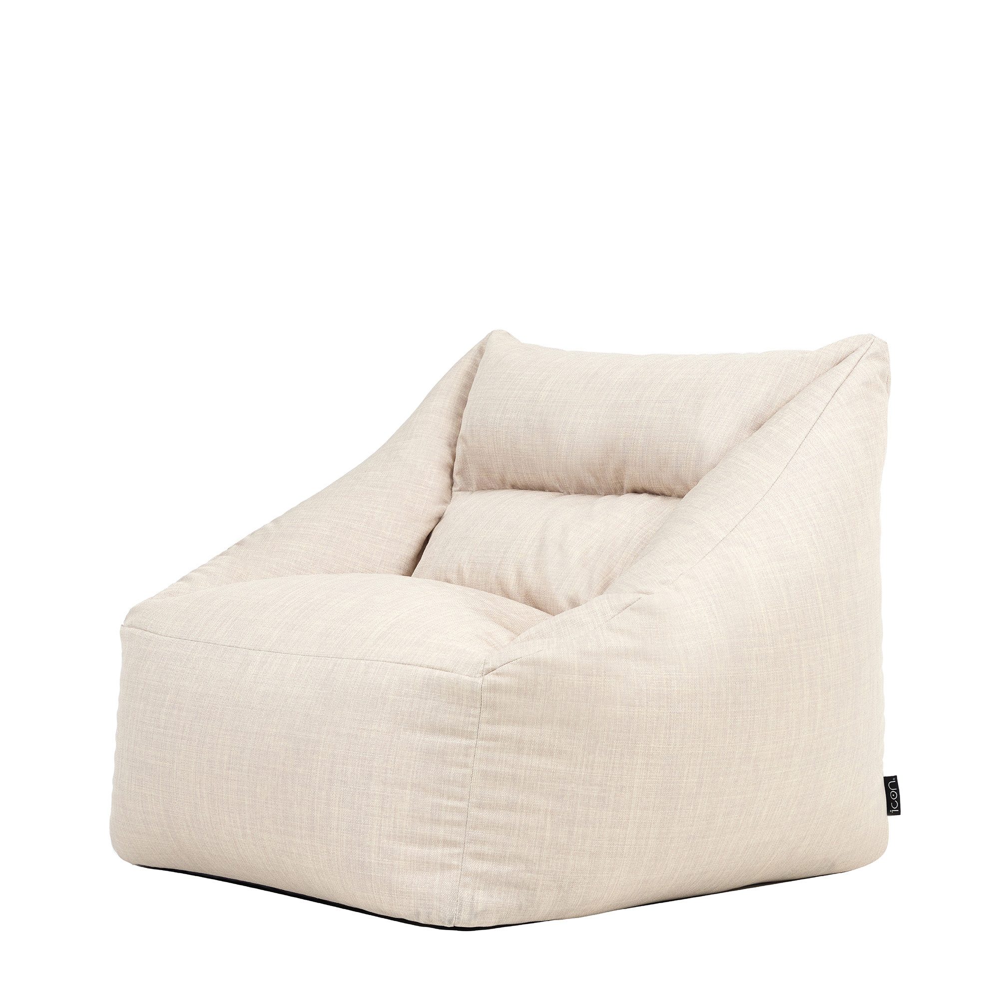 icon Sitzsack Erwachsene Sessel mit Outdoor-Gewebebezug „Natalia", Sitzsack XXL, Made in Germany, für Erwachsene & Kinder, mit Füllung