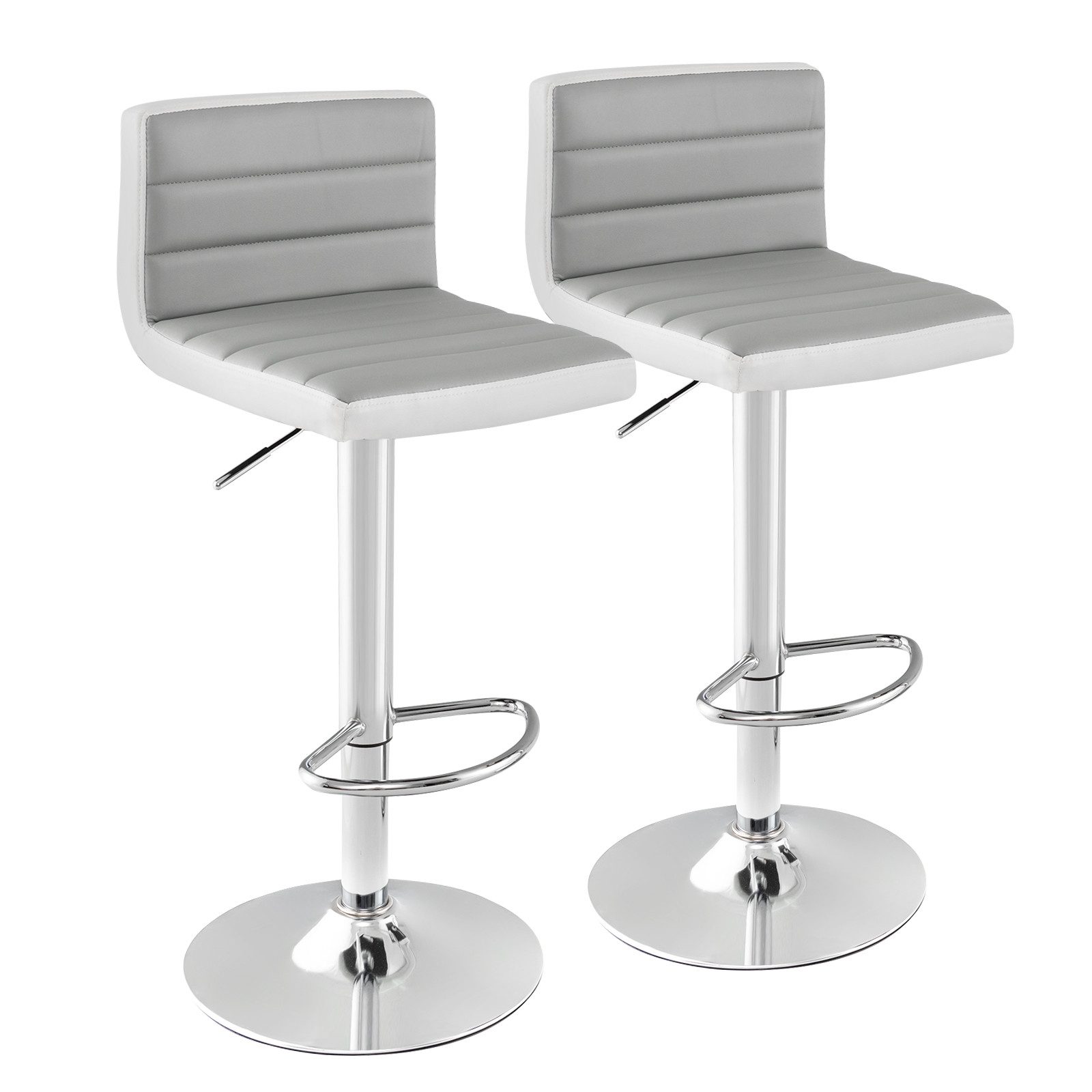 COSTWAY Barhocker (2er Set), Drehbare Barstühle 82-102cm höhenverstellbar, günstig online kaufen