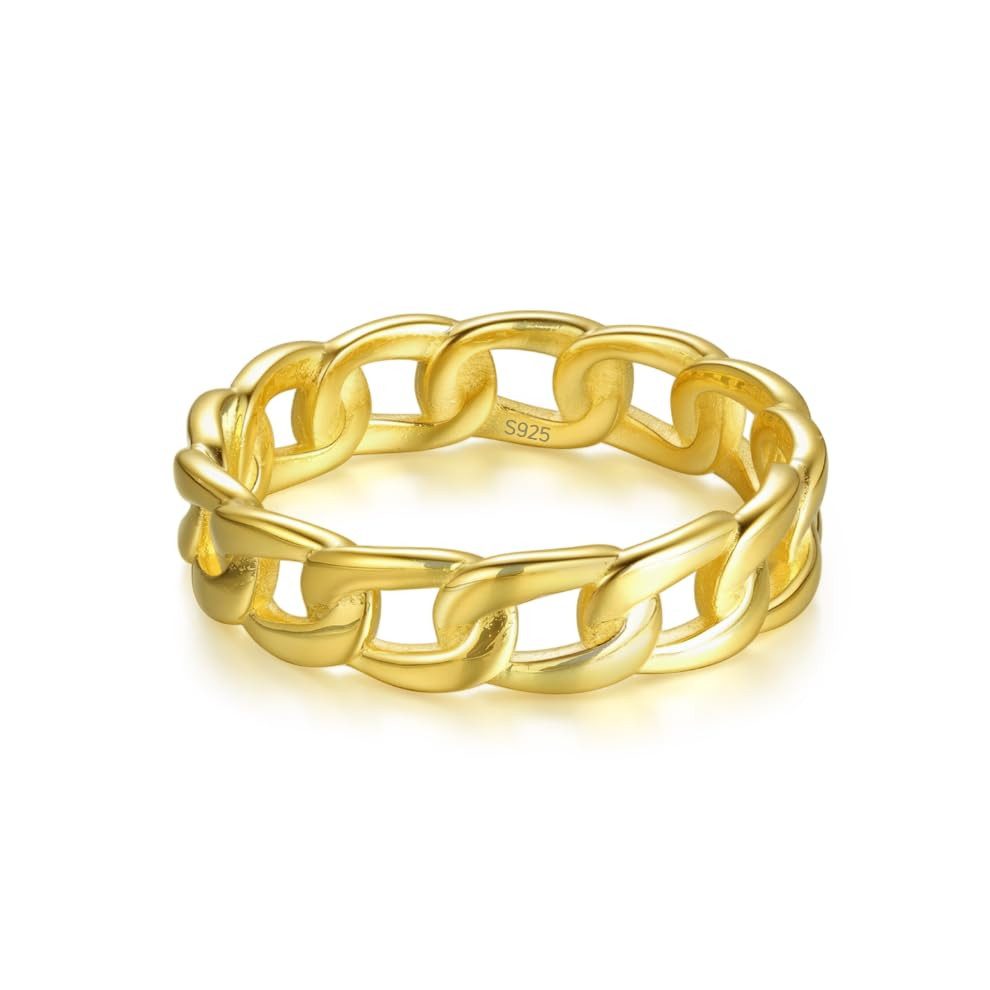 Lisandra Scott Silberring Eleganter Ketten Ring – 925 Sterling Silber im Cu günstig online kaufen