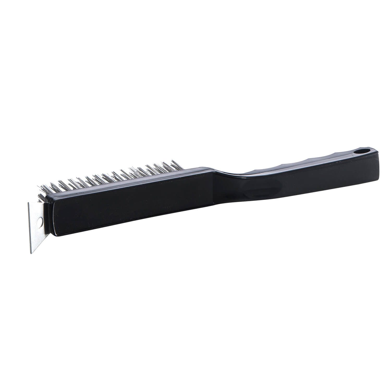 GRILL-EXPERTE Grillbürste Reinigungsbürste für Gusseisenplatten Edelstahlbürstenkopf Schaber, (1-tlg)